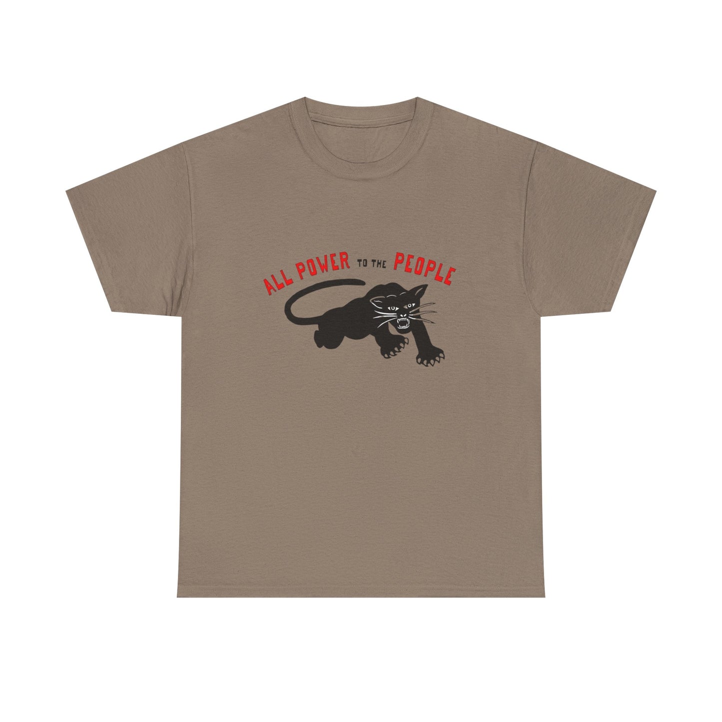 All Power To The People Graphic T Shirt NEW GIFT Unisex Heavy Cotton Tee