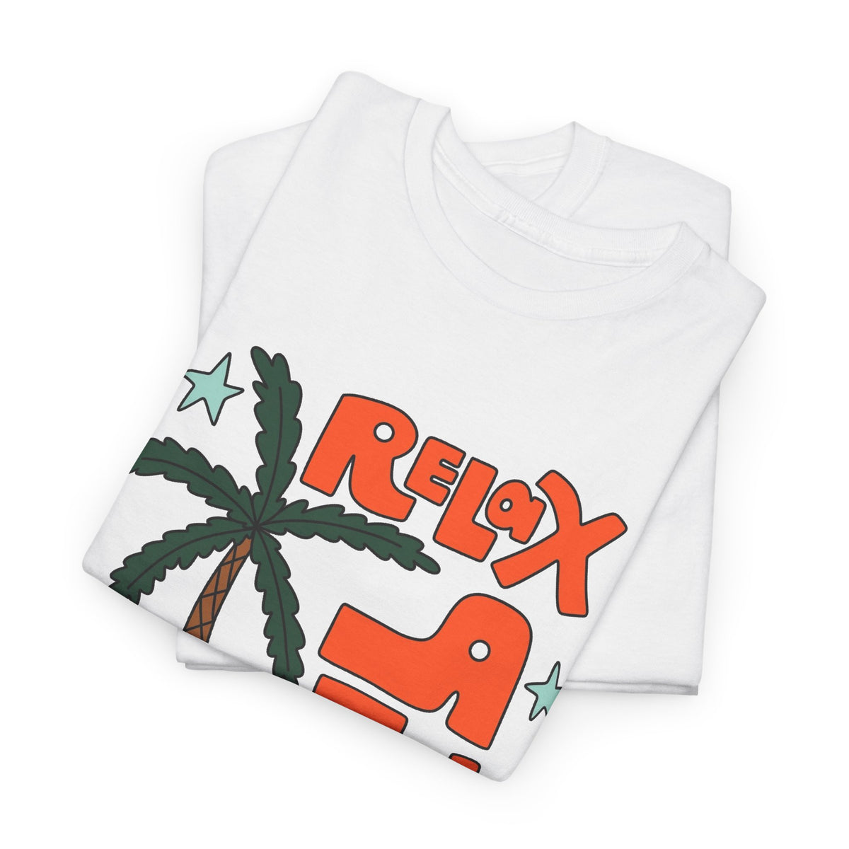 Relax A Little Graphic T Shirt Men's Travel Outdoors Heavy Cotton Tee
