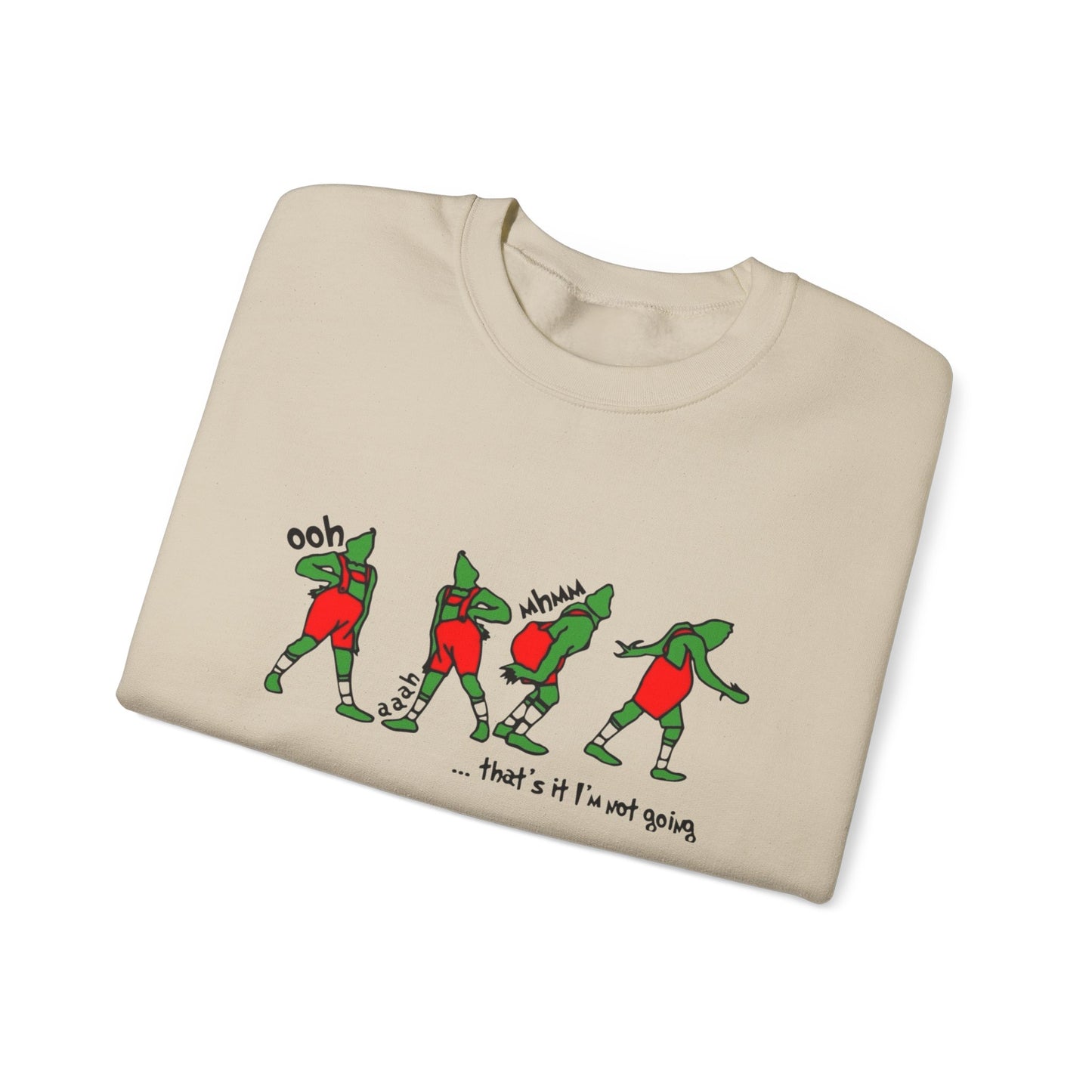 The Grinch Funny Graphic Sweater NEW Unisex Heavy Blend™ Crewneck Sweatshirt