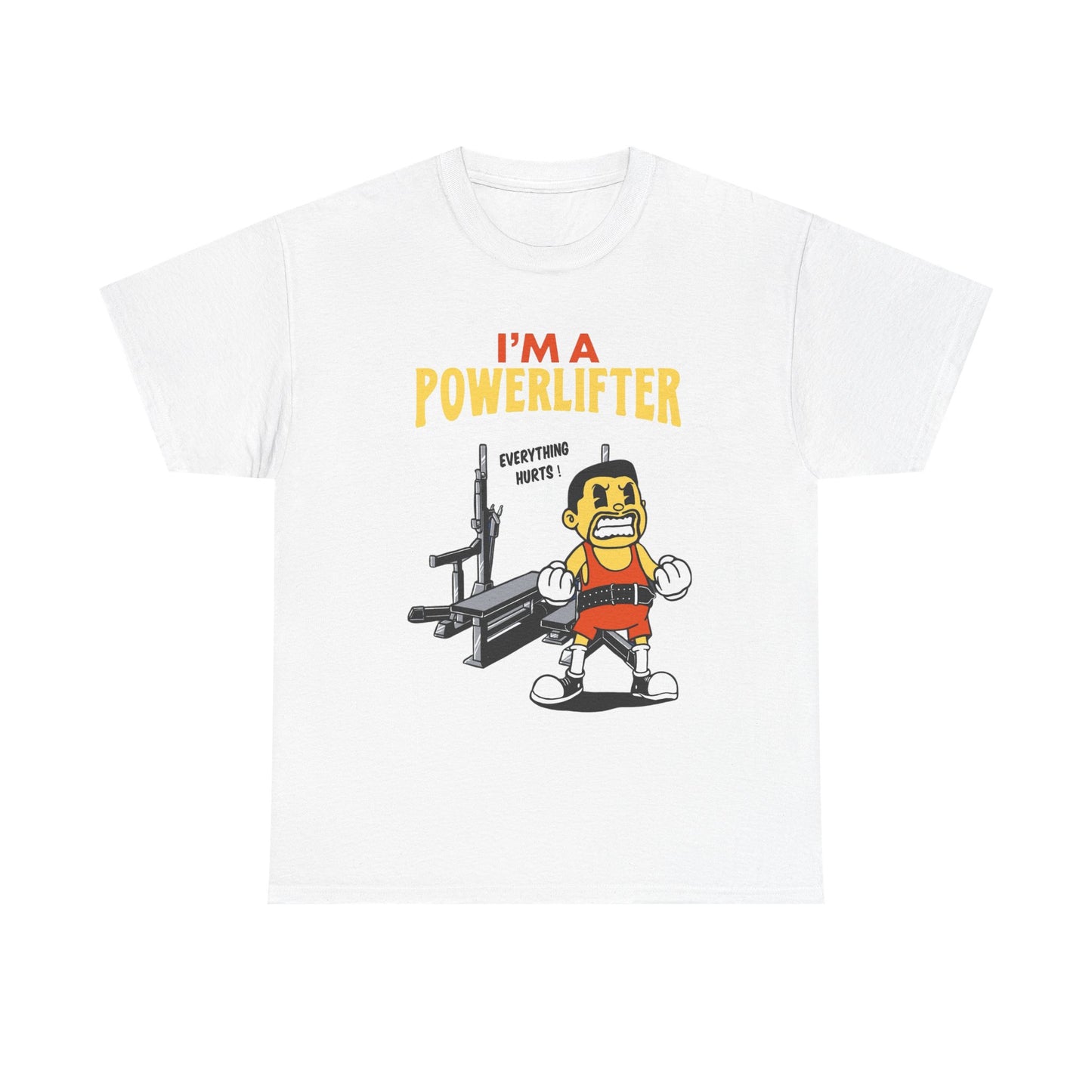 Im A Power lifter Funny Graphic T Shirt NEW ADULT Unisex Heavy Cotton Tee