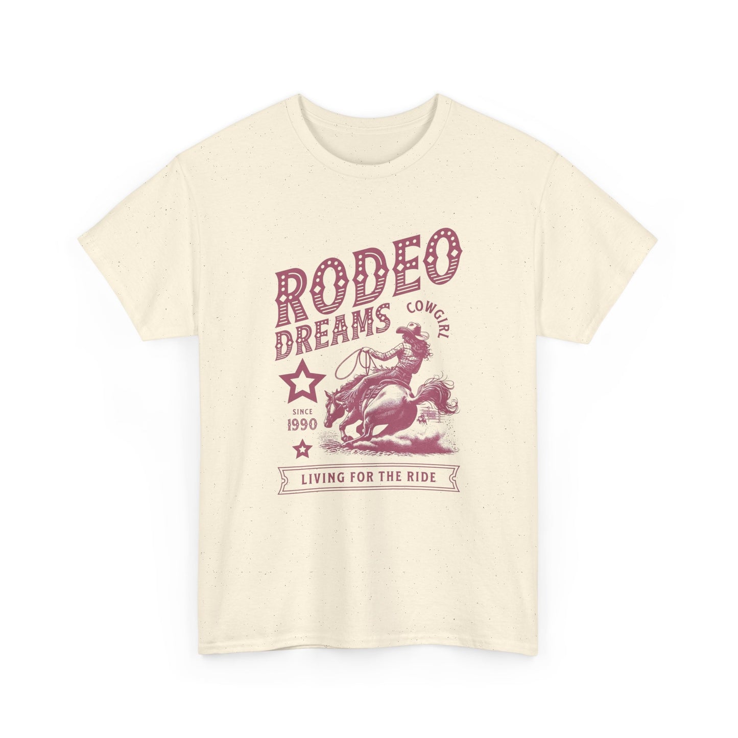 Cowgirl Rodeo Dreams Graphic T Shirt Unisex Heavy Cotton Tee