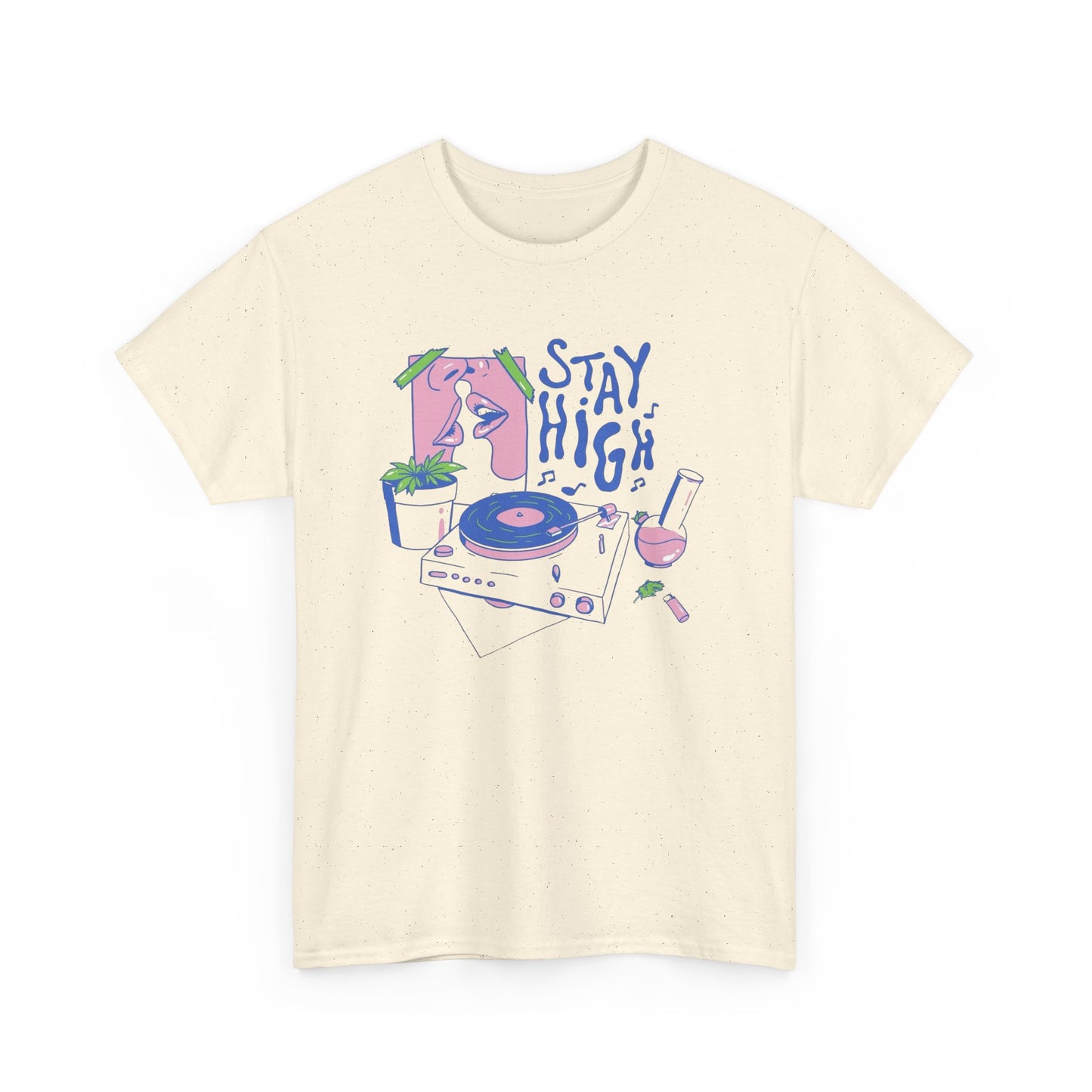 Stay High Retro Graphic T Shirt NEW Adult Tee