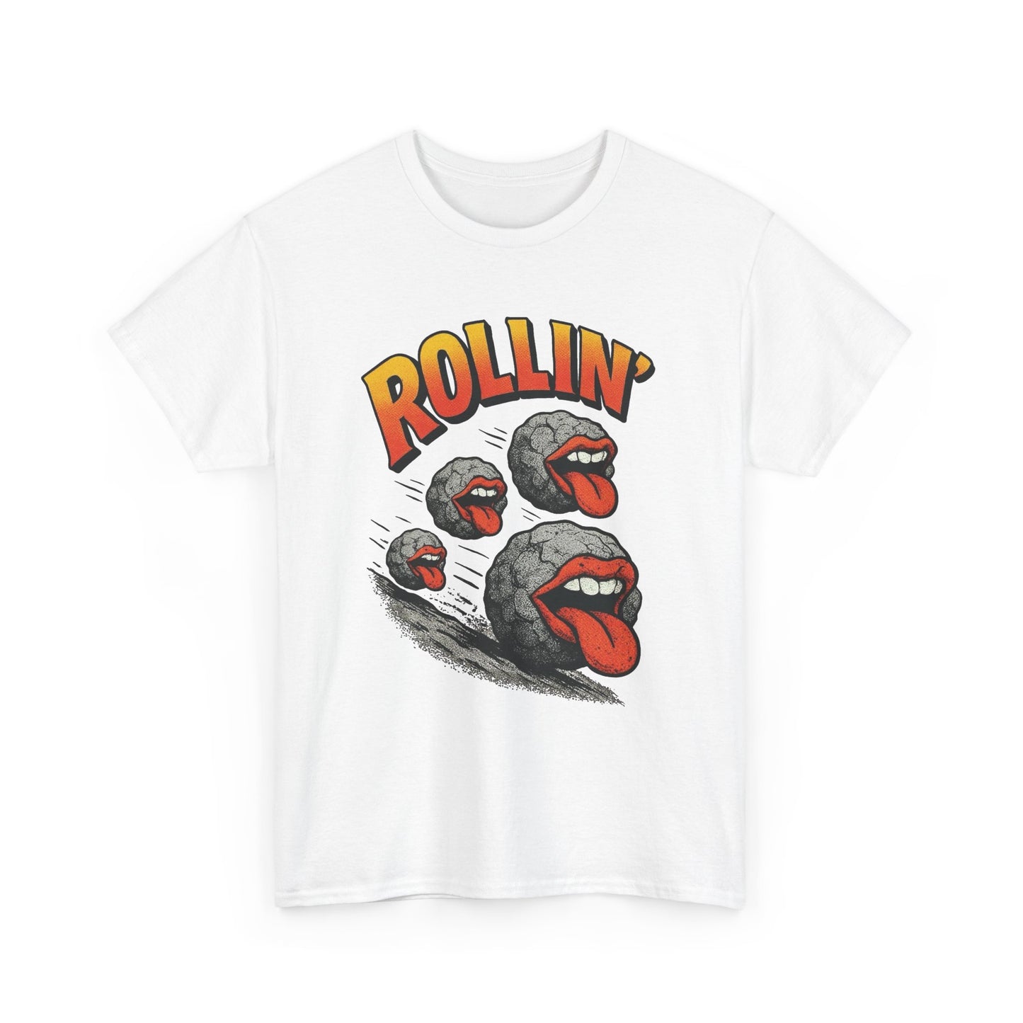 Rolling Stoned Funny Graphic T Shirt NEW Unisex Heavy Cotton Tee