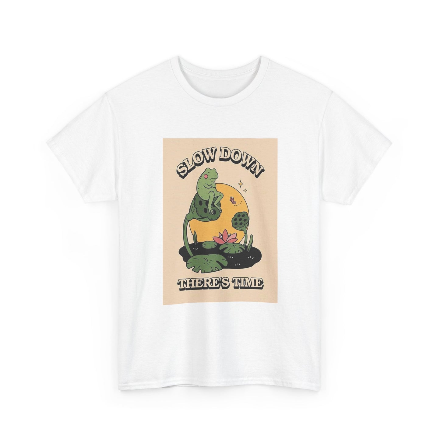 Trippy Mushroom Hunter Tshirt Mystical Graphic Vibe Unisex Heavy Cotton Frogs