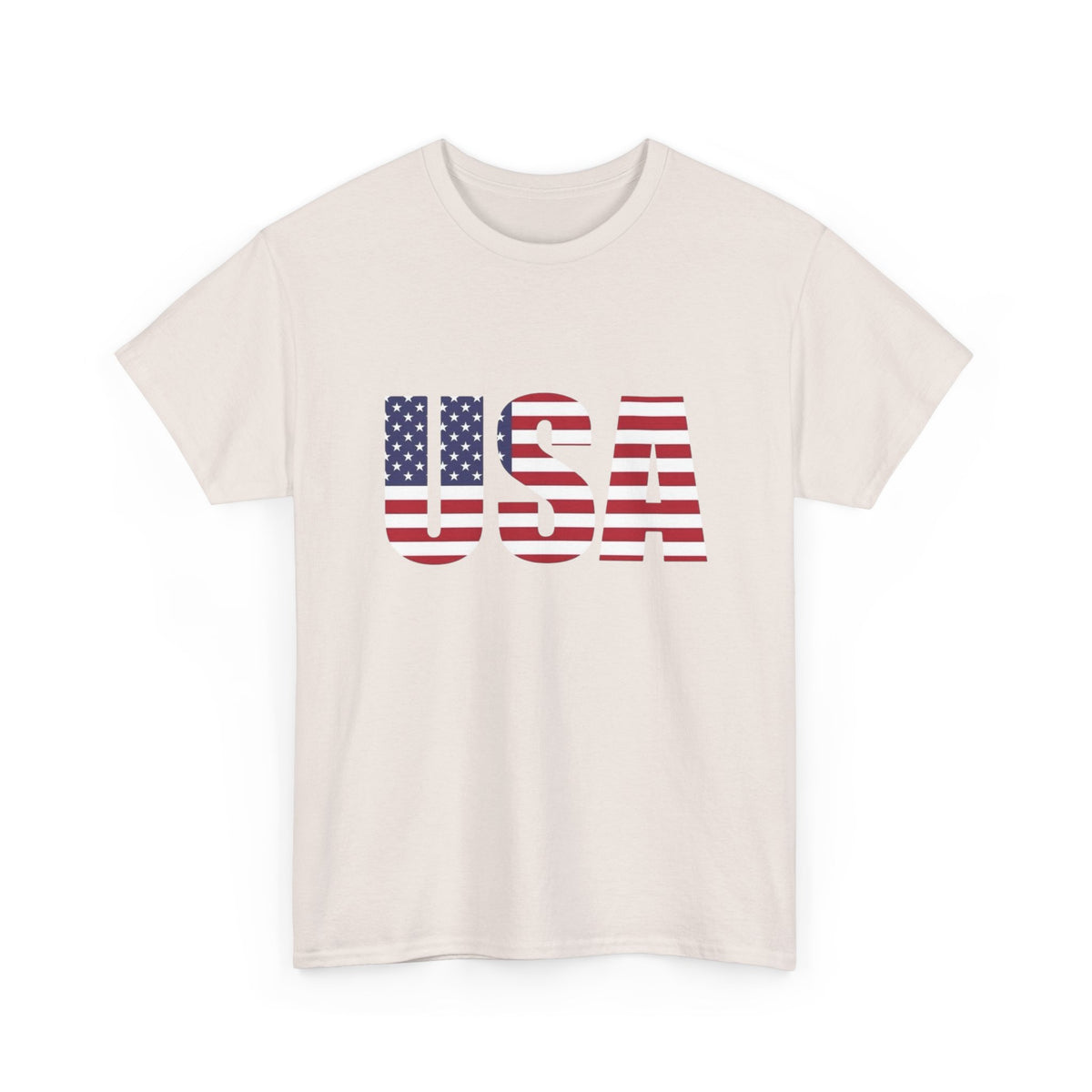 USA American Flag Made In AMERICA Graphic T Shirt Unisex NEW Heavy Cotton Tee