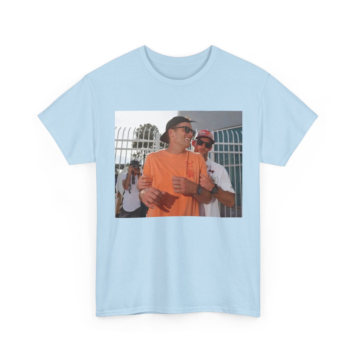 Tom Brady funny drunk T-shirt buccaneers Florida patriots Unisex Heavy Cotton