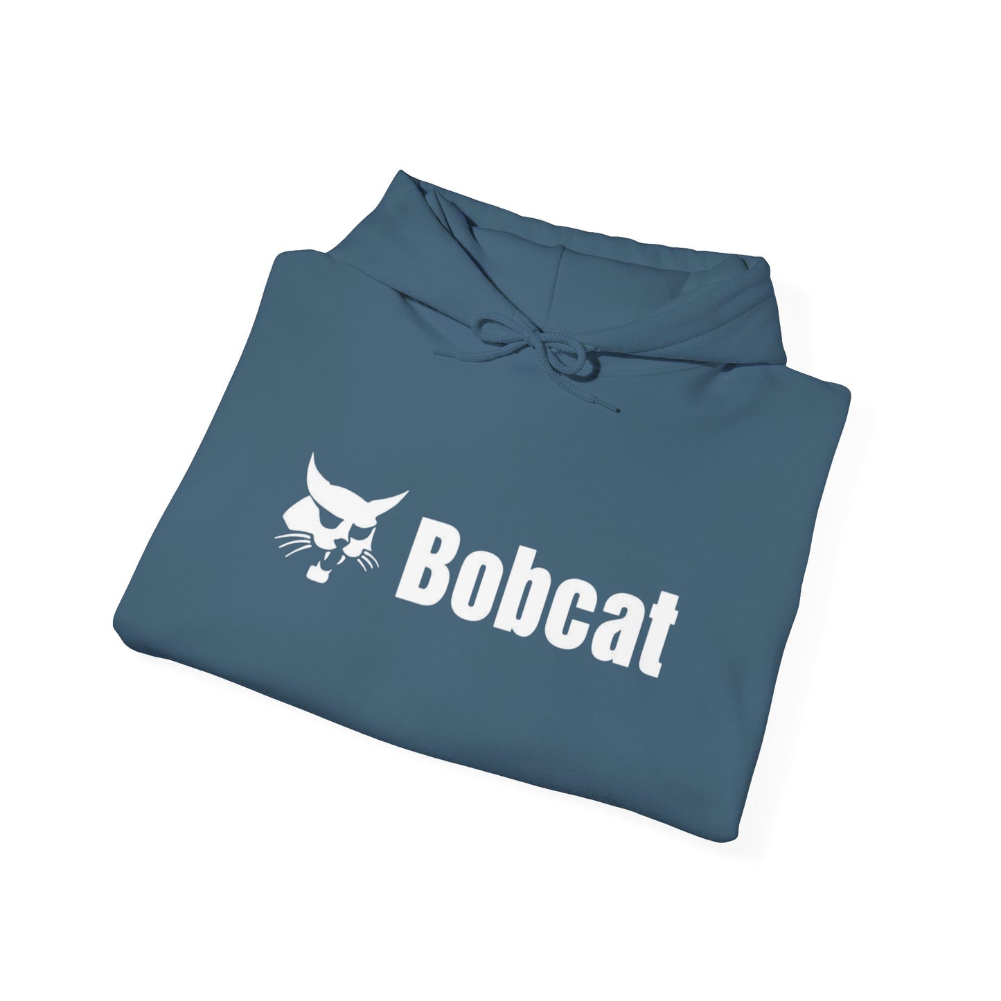 Bobcat Logo Retro Equipment Graphic Hoodie Unisex Heavy Blend™ Hooded Sweatshirt