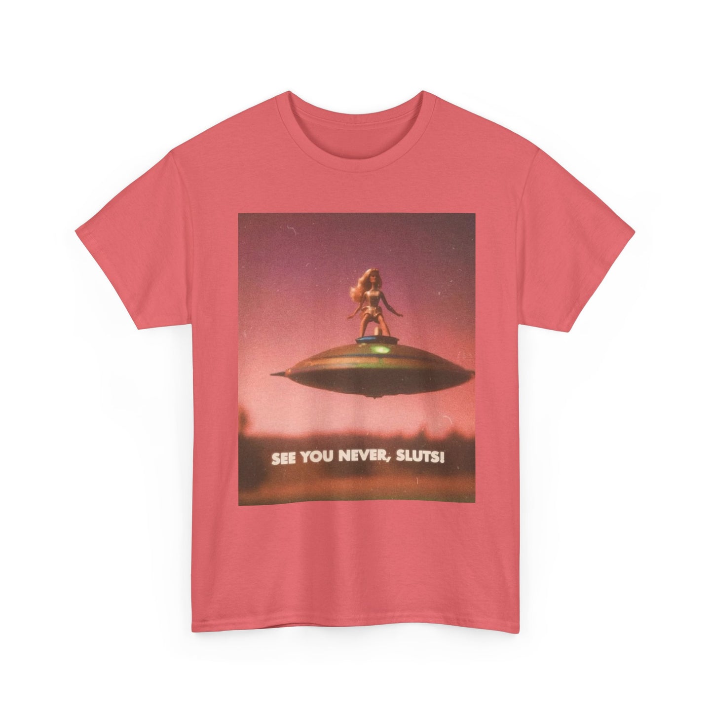 See You Never Sluts Funny Doll Graphic T Shirt NEW Adult Tee