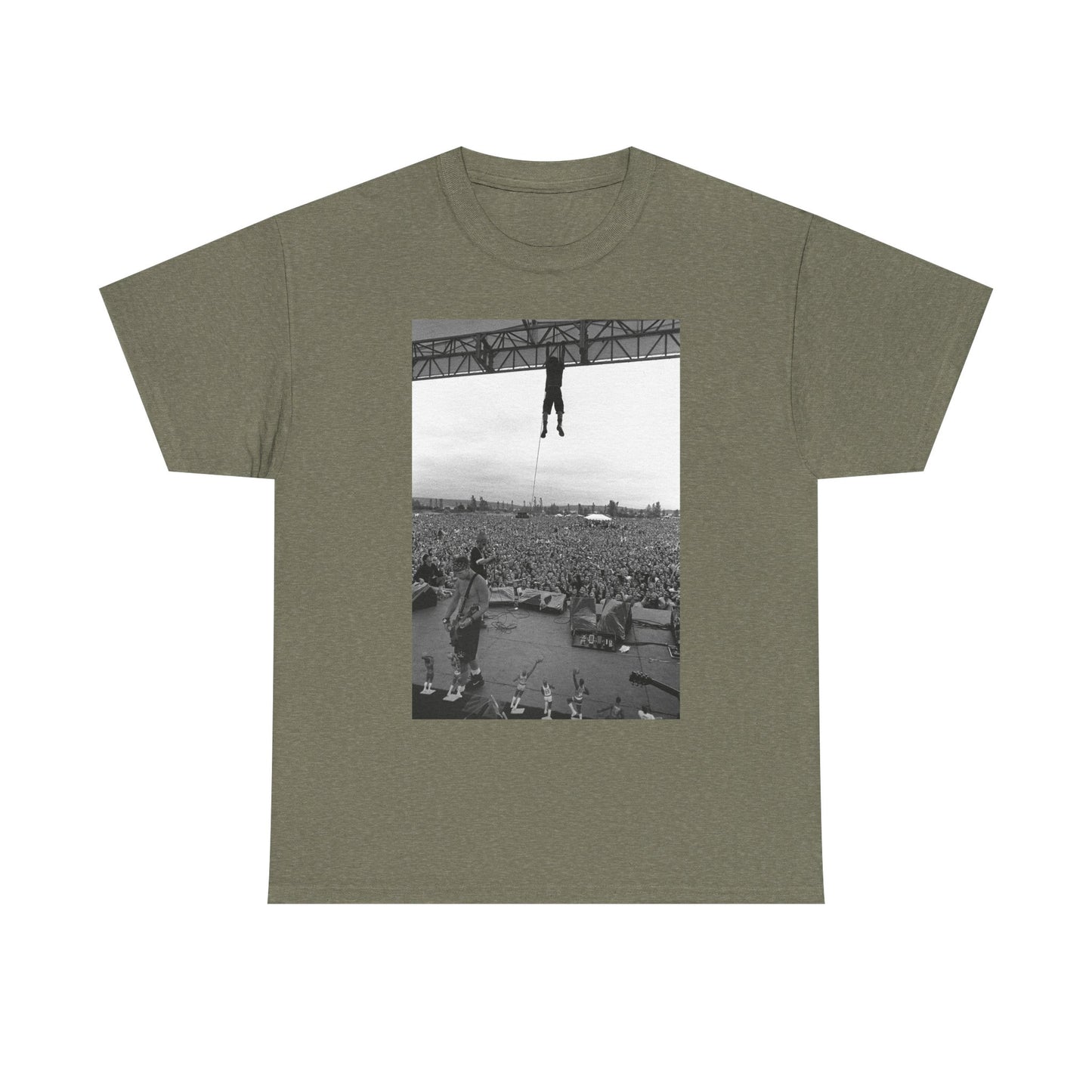 Pearl Jam Official Photograph T Shirt Vintage Unisex Heavy Cotton Tee