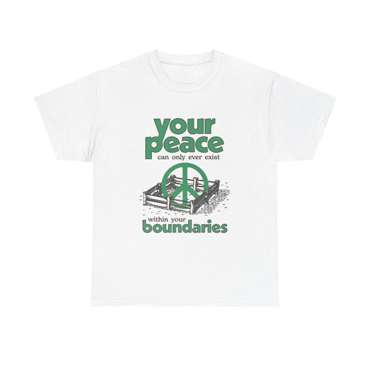 Your Peace Graphic T Shirt NEW ADULT Tee Unisex Heavy Cotton Tee