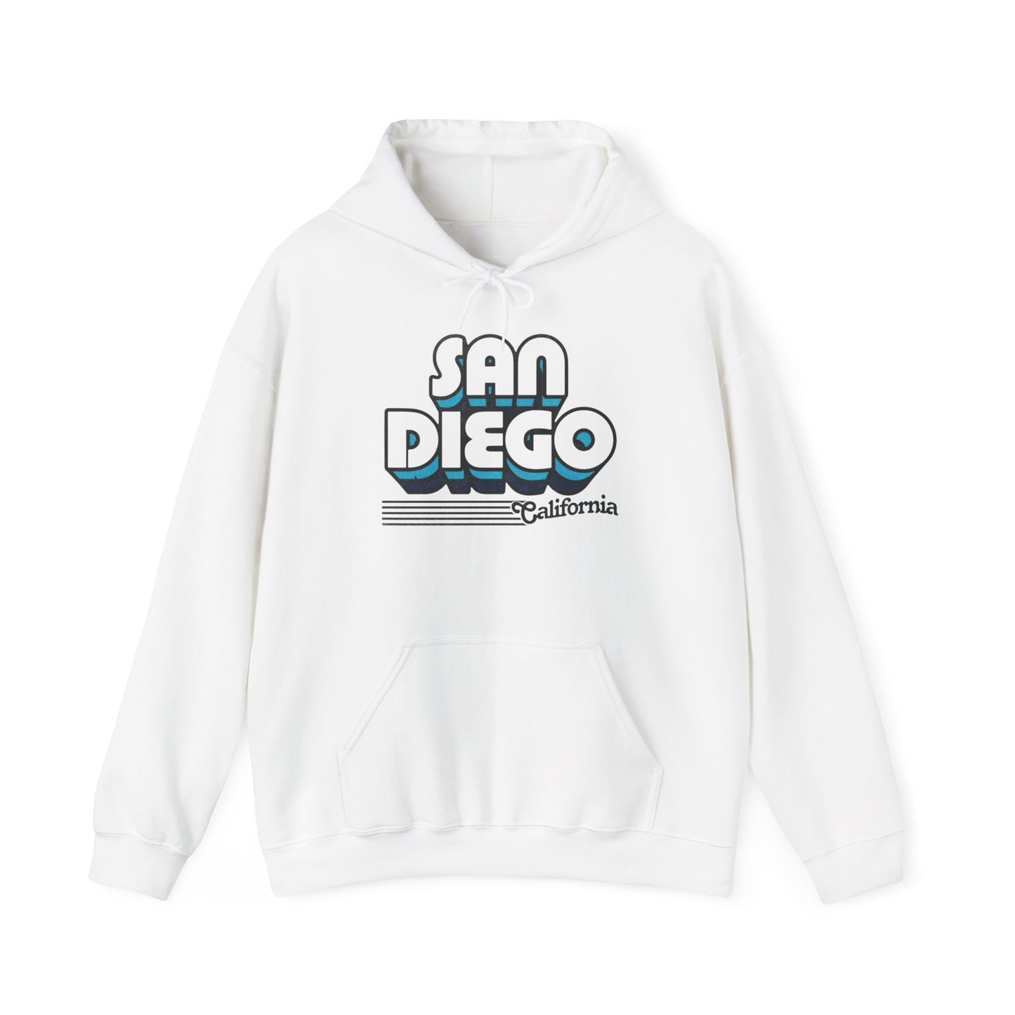 San Diego California Vintage Graphic Hoodie Heavy Blend™ NEW Sweatshirt
