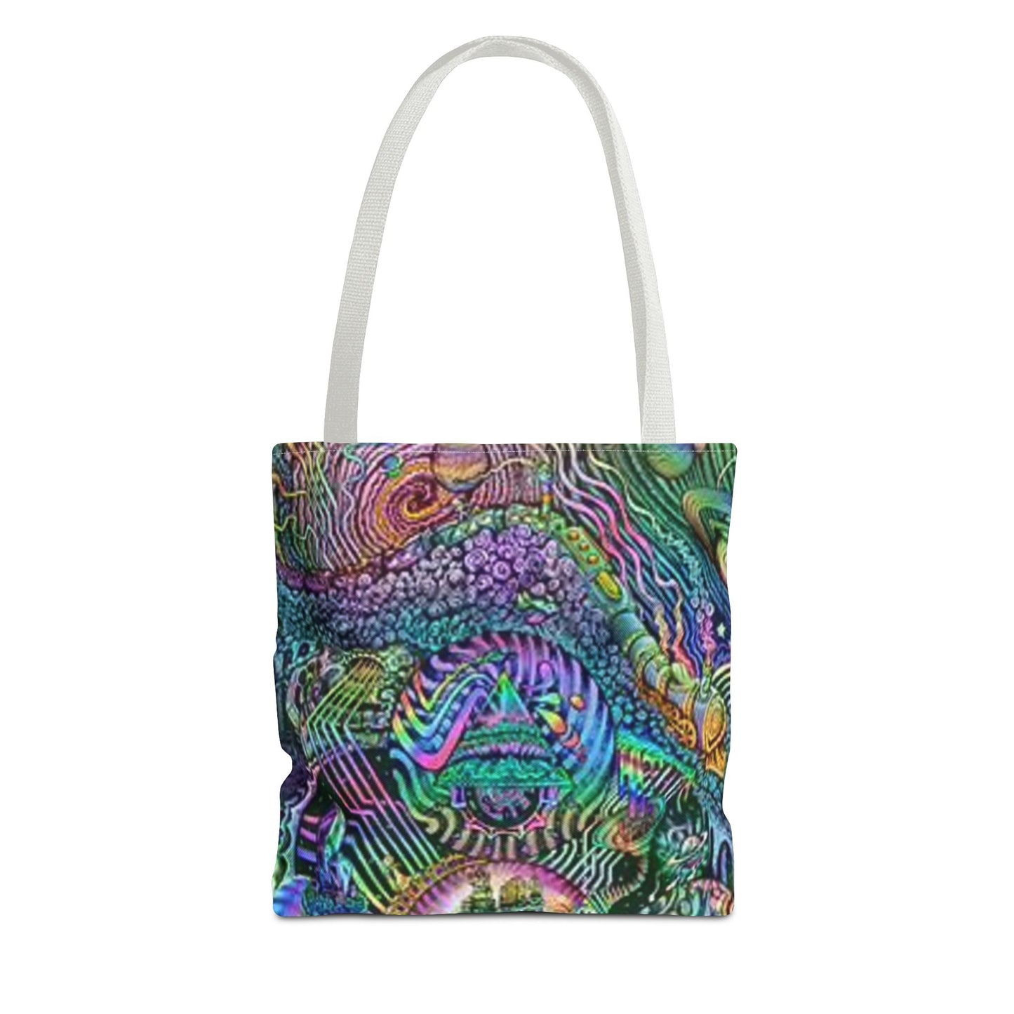 Trippy Rainbow Multi Color BRAND NEW MODERN Tote Bag (AOP)