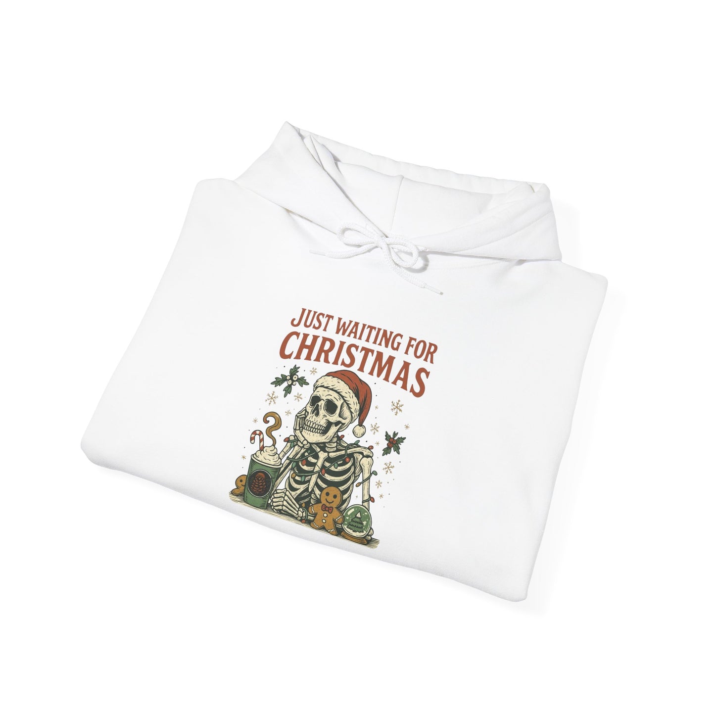 Just waiting For Christmas Graphic Hoodie Unisex Heavy Blend™ Hooded Sweatshirt