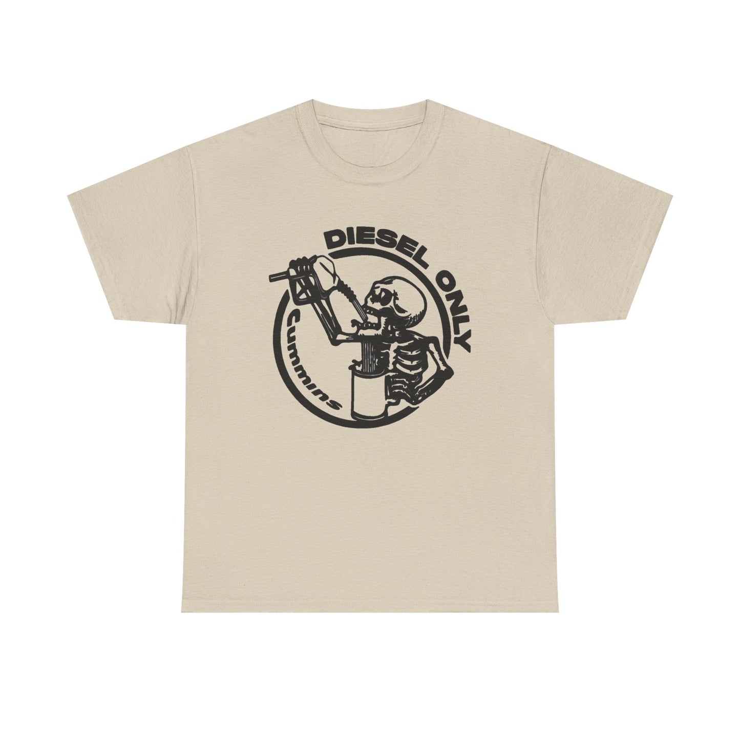 Diesel Only Cummins Graphic T Shirt Unisex Heavy Cotton Tee NEW