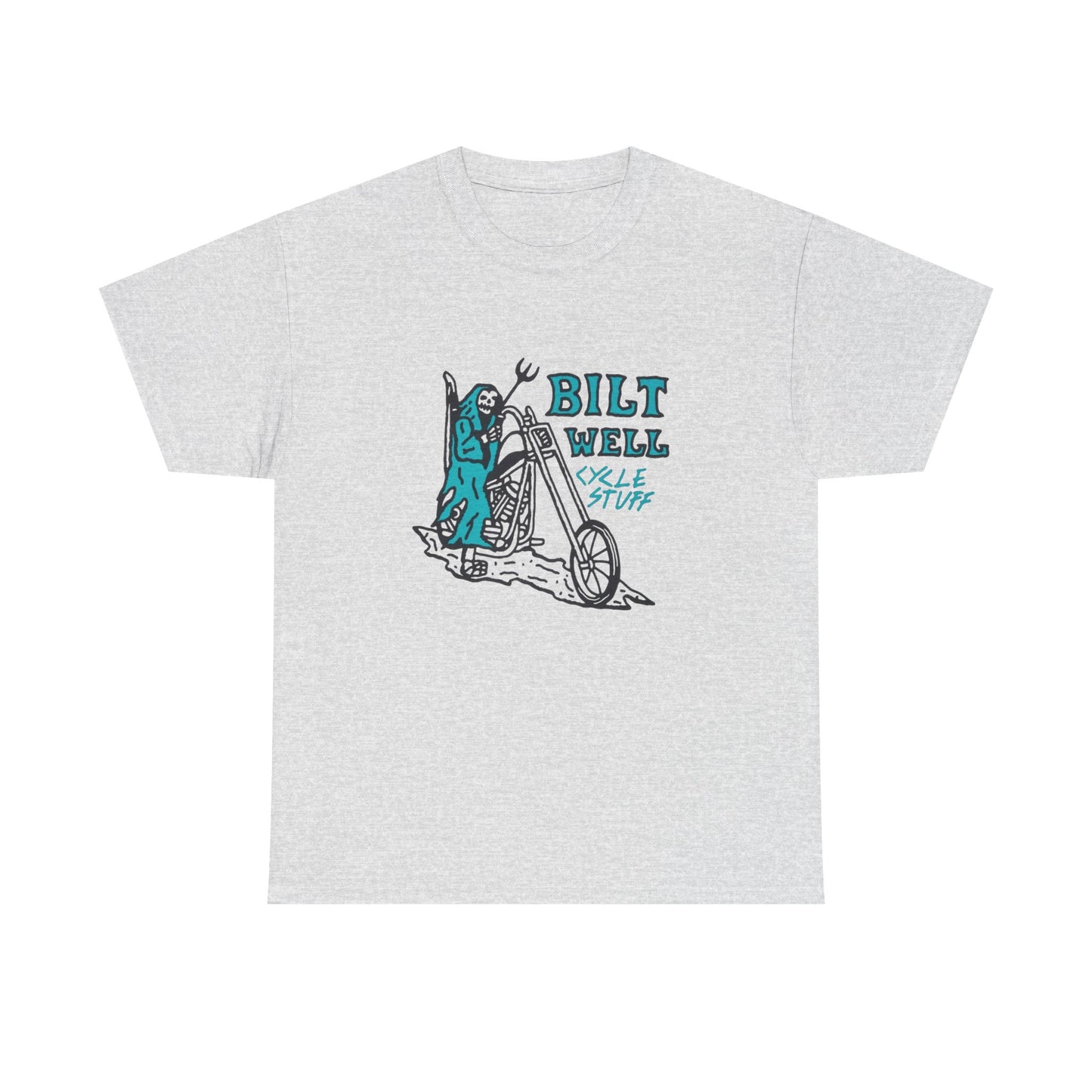 Bilt Well Motorcycle Stuff Graphic T Shirt Unisex Heavy Cotton Tee