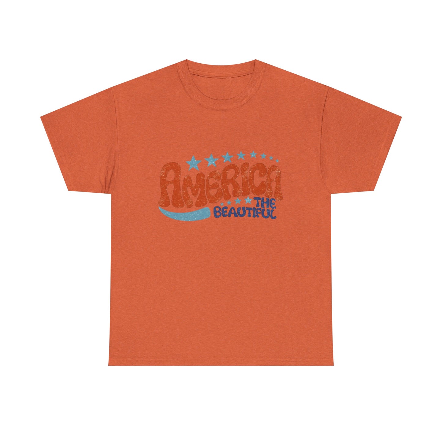 America The Beautiful Graphic T Shirt Adult New Tee
