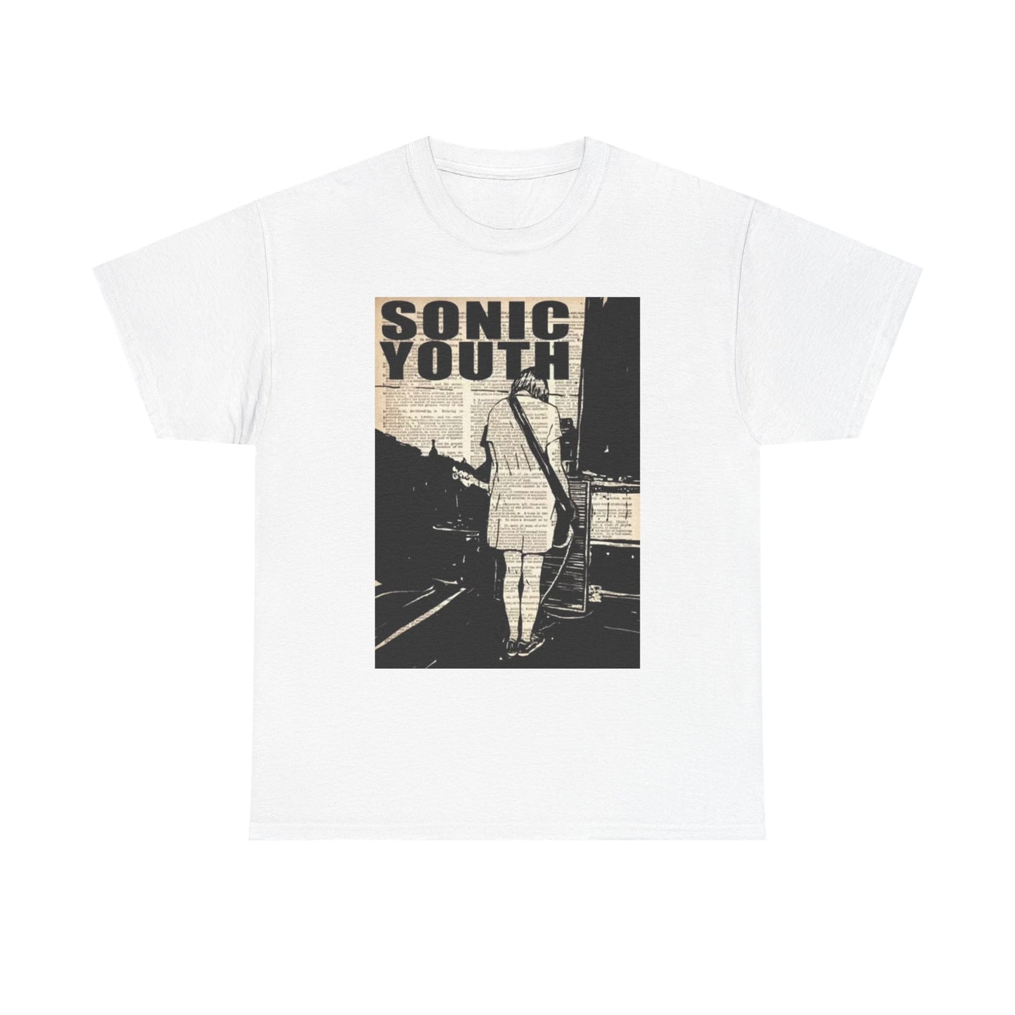 Sonic Youth Graphic T Shirt Vintage Rock Poster Retro Unisex Heavy Cotton Tee