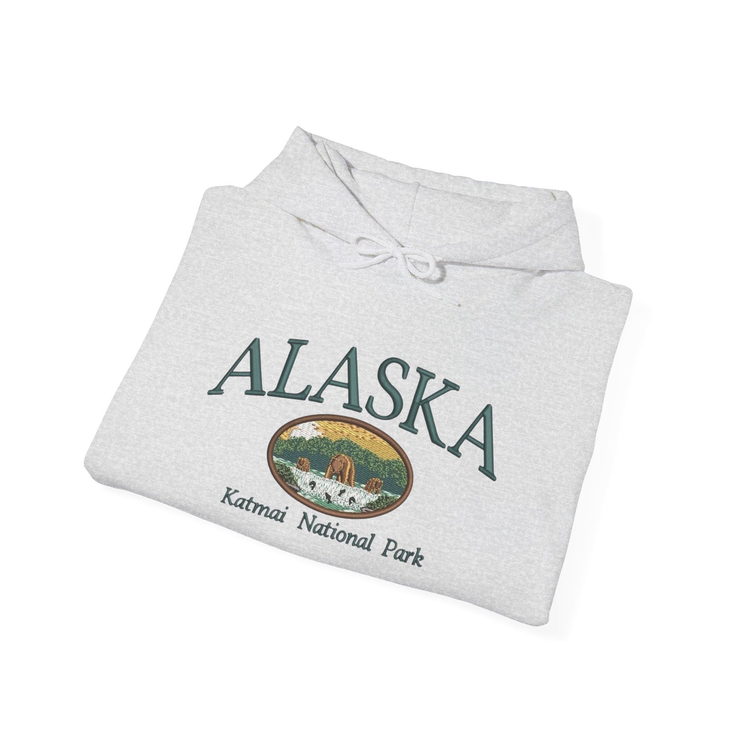Alaska National Parks Graphic Hoodie Heavy Blend Sweatshirt NEW