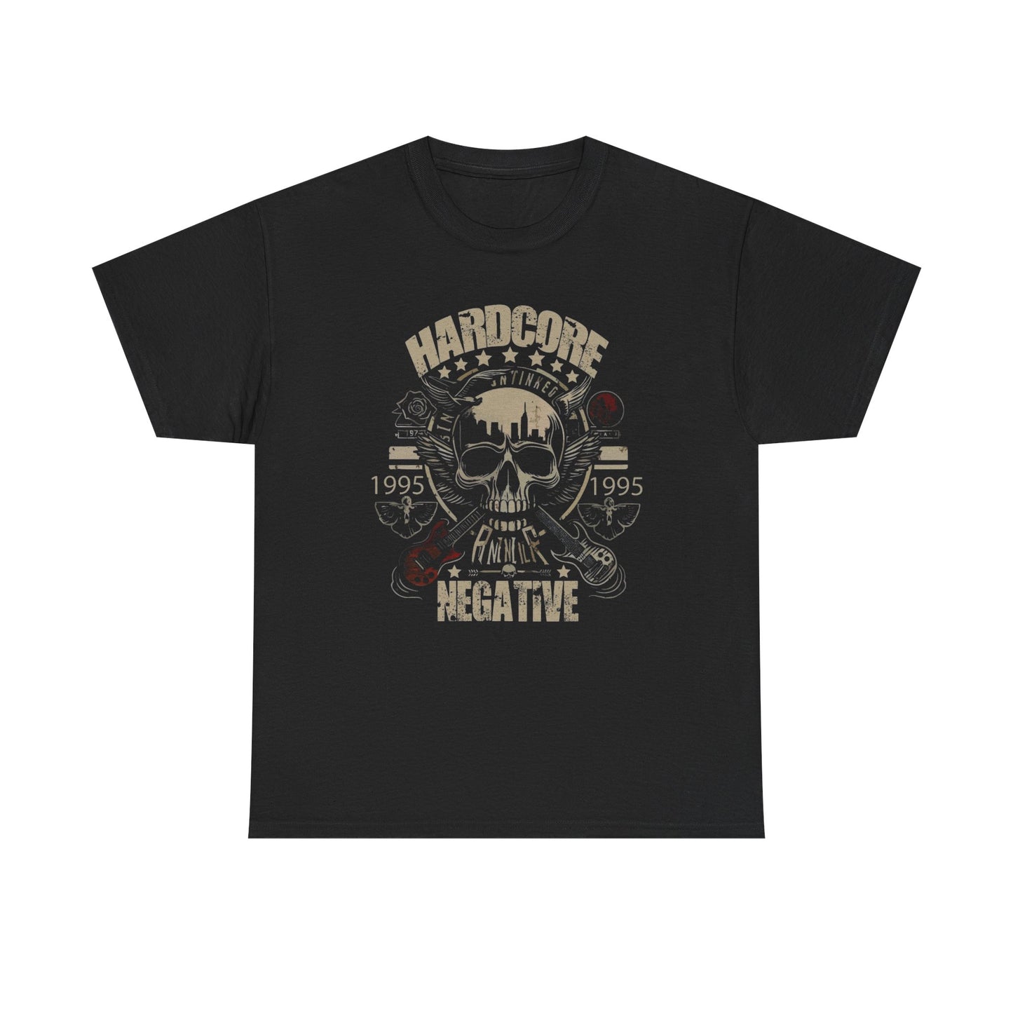 Hardcore Negative Graphic T Shirt Unisex Heavy Cotton Tee