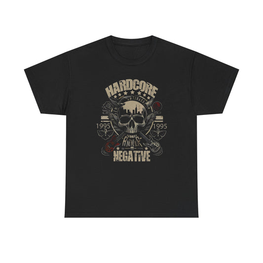 Hardcore Negative Graphic T Shirt Unisex Heavy Cotton Tee