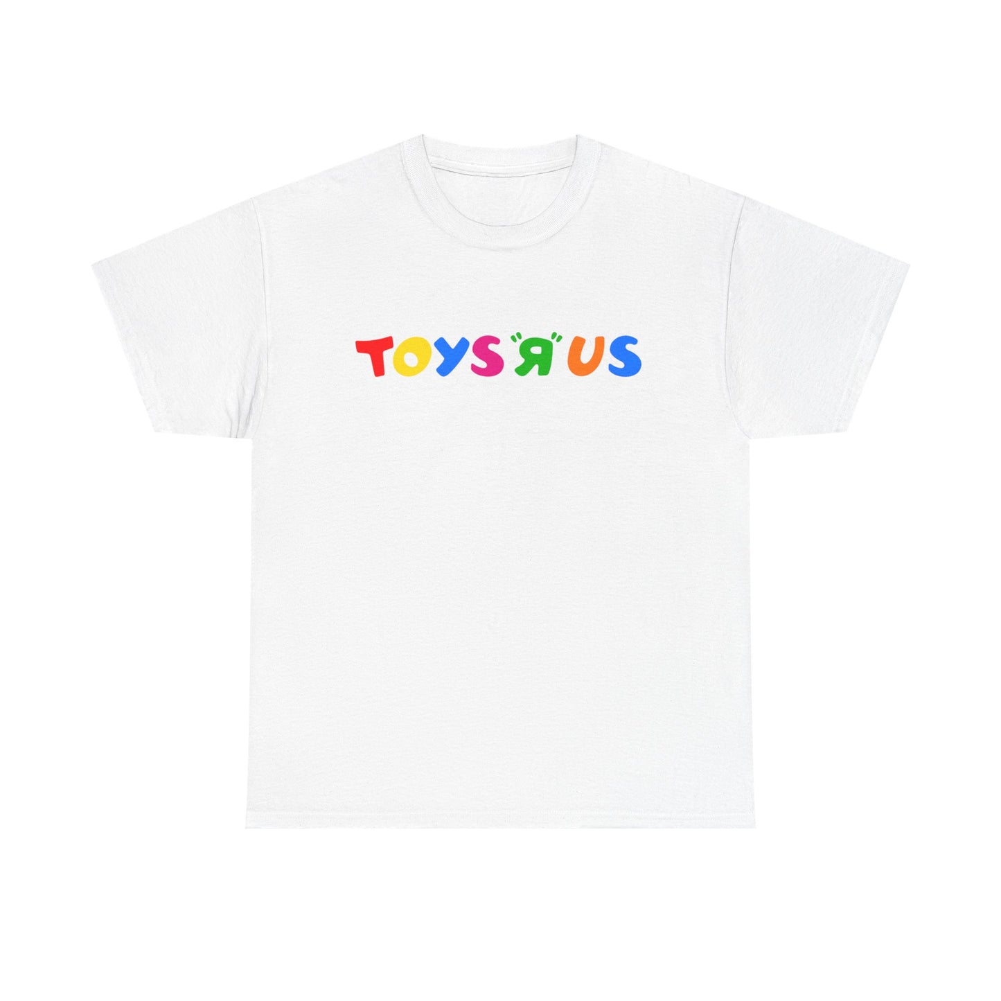 Toys R Us Tshirt Vintage Logo 90s Nostalgia Toy Store Unisex Heavy Cotton Tee
