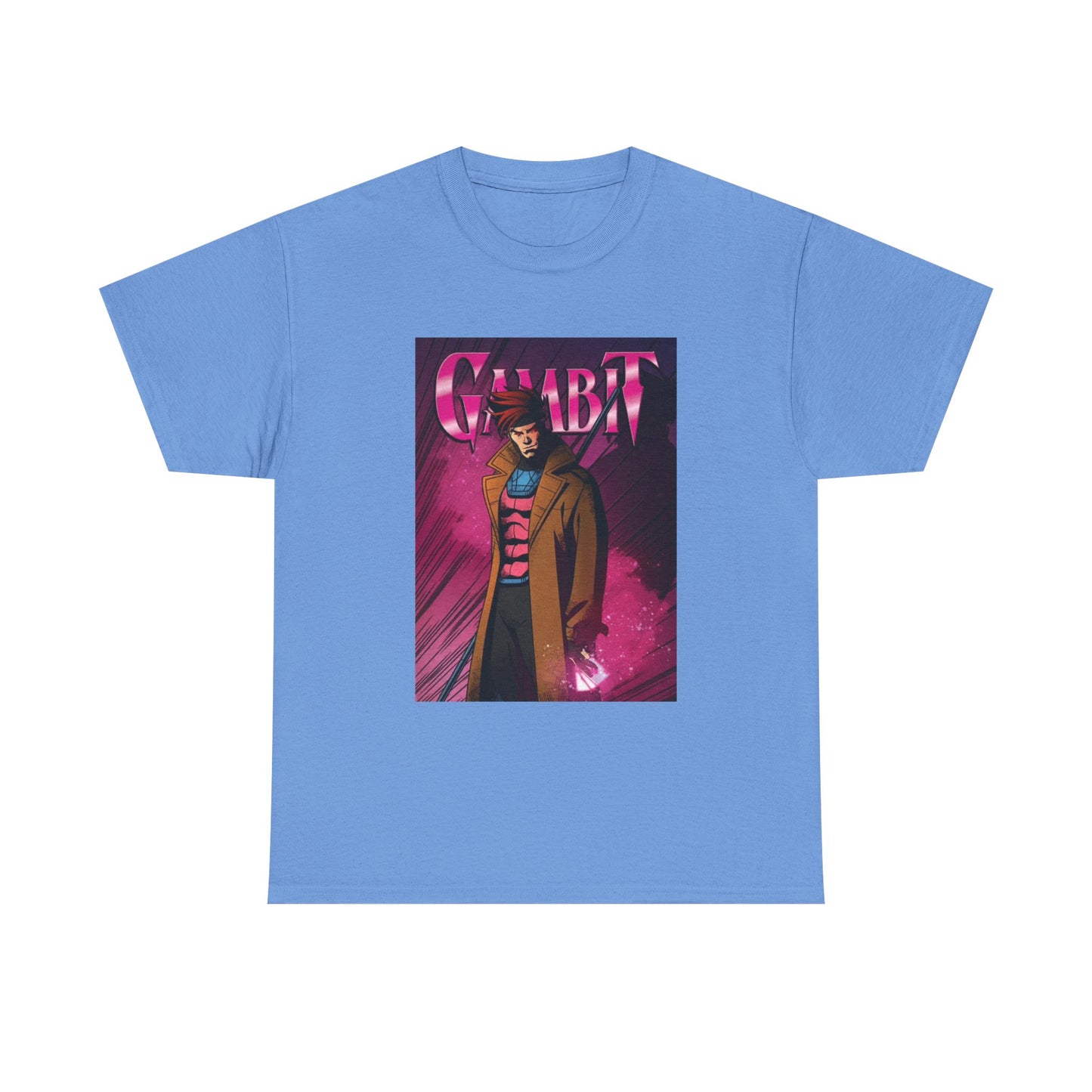 Gambit Tshirt Vintage Anime Cartoon Graphic Neon Unisex Heavy Cotton Tee