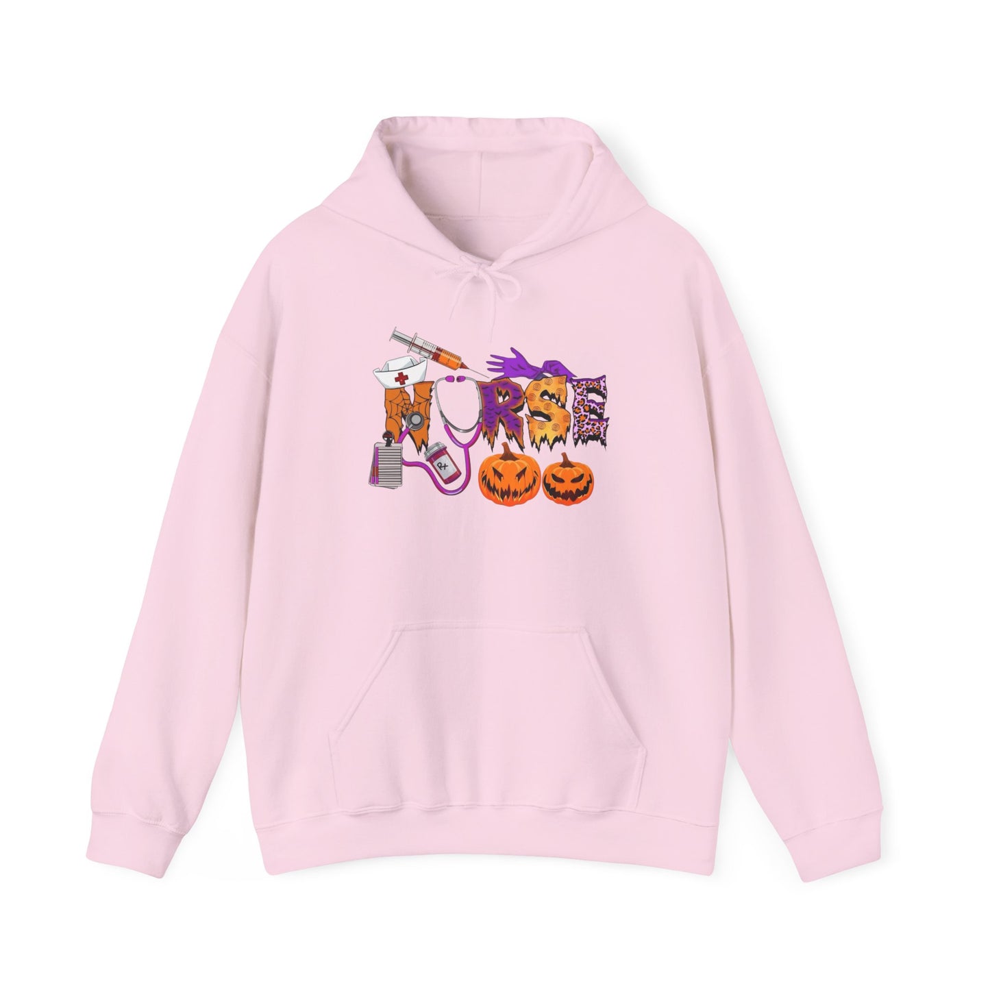 Nurse Halloween Graphic Hoodie Unisex Heavy Blend™ Hooded Sweatshirt