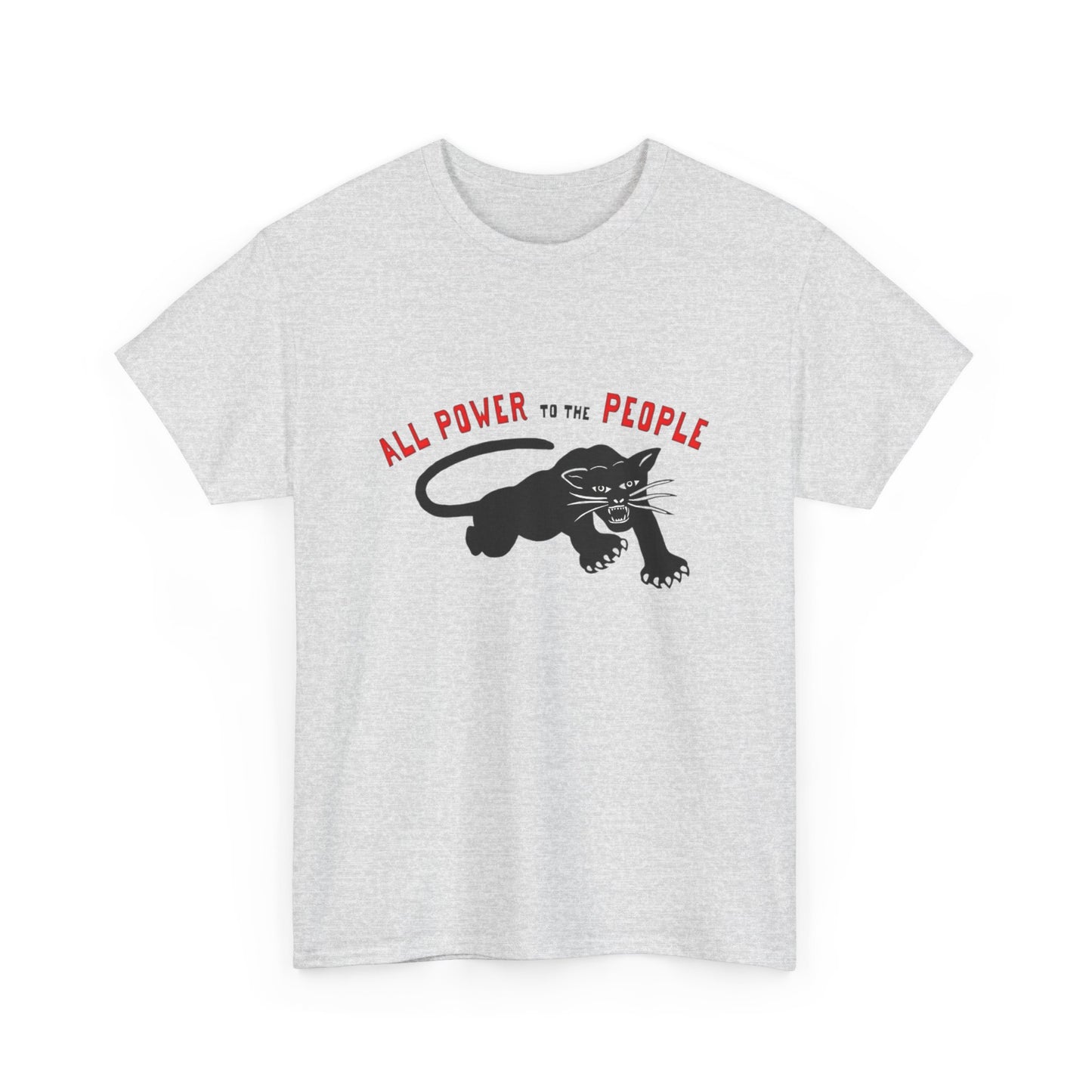 All Power To The People Graphic T Shirt NEW GIFT Unisex Heavy Cotton Tee