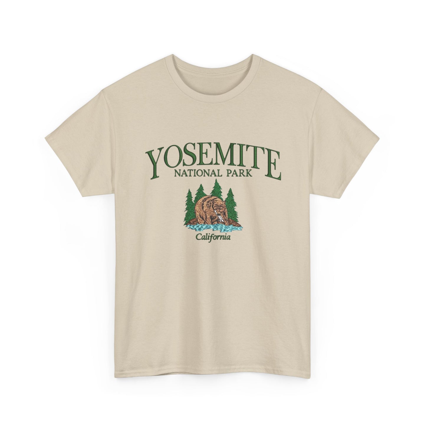 Yosemite National Park Graphic T Shirt NEW Unisex Heavy Cotton Tee