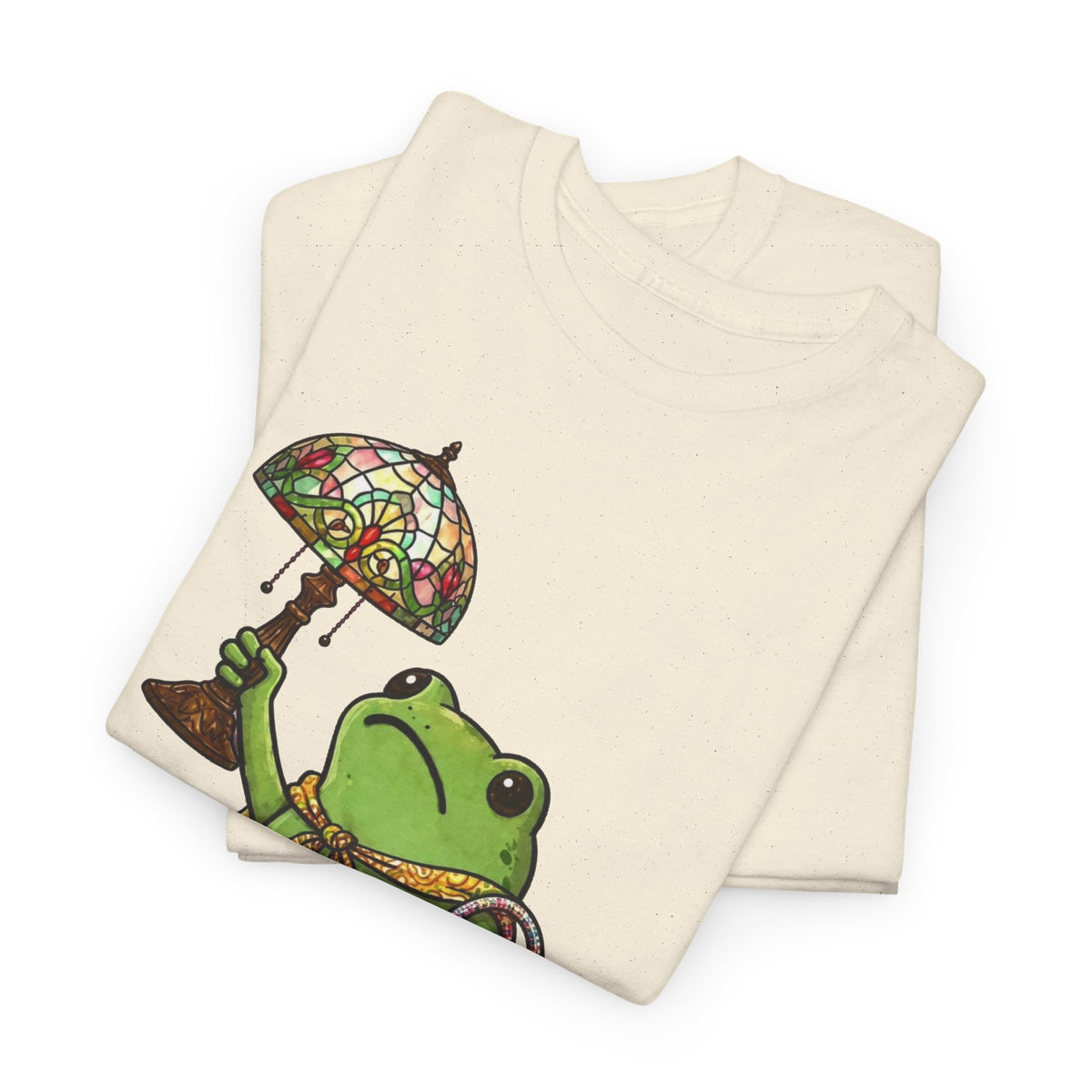 Frog Thrifting at Dawn T-Shirt Funny Men's Graphic Tee