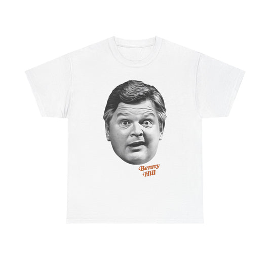 Benny Hill Vintage Comedy Graphic T Shirt ADULT NEW Unisex Heavy Cotton Tee
