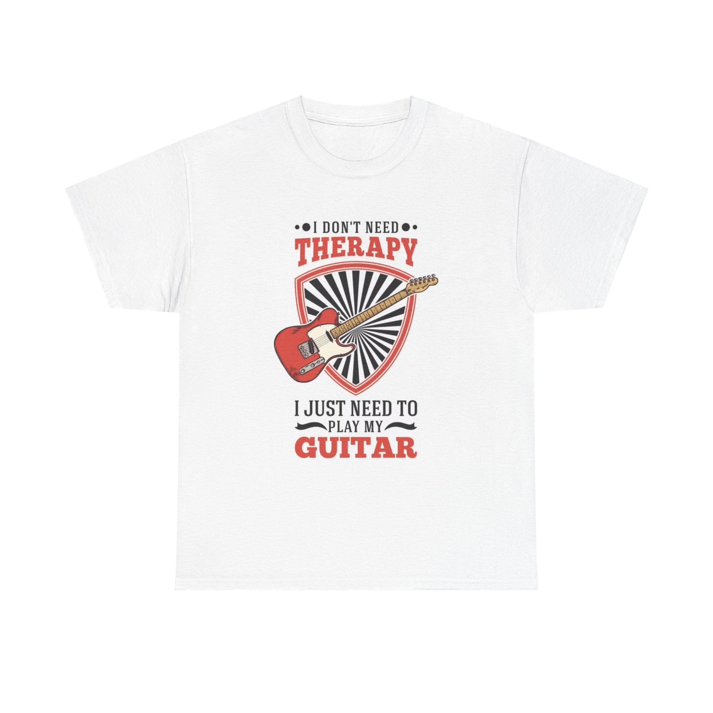 Guitar Rock and Roll T shirt Guitarist Musician Retro Unisex Heavy Cotton Tee4