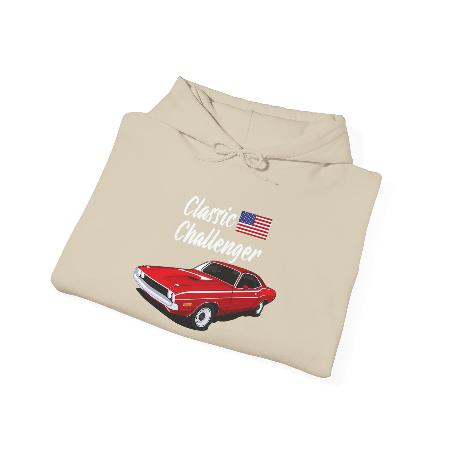 Classic Challenger USA Graphic Hoodie Unisex Heavy Blend™ Hooded Sweatshirt
