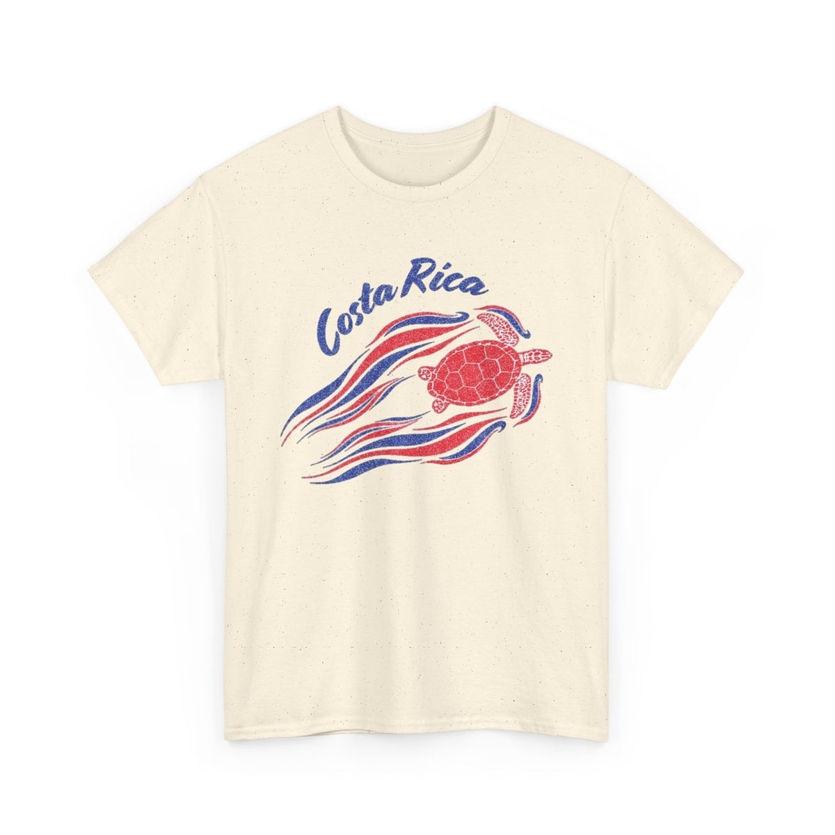 Costa Rica Sea Turtles Graphic T Shirt Vintage Men's Heavy Cotton Tee