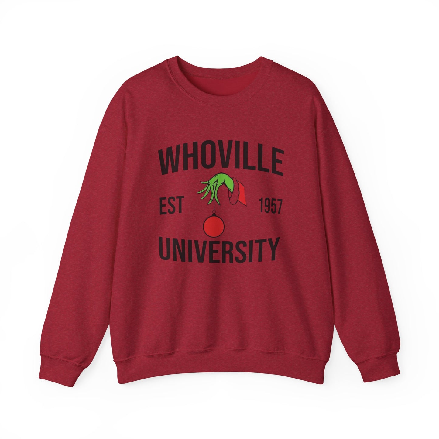 Whoville Grinch Christmas Sweater NEW Unisex Heavy Blend™ Crewneck Sweatshirt