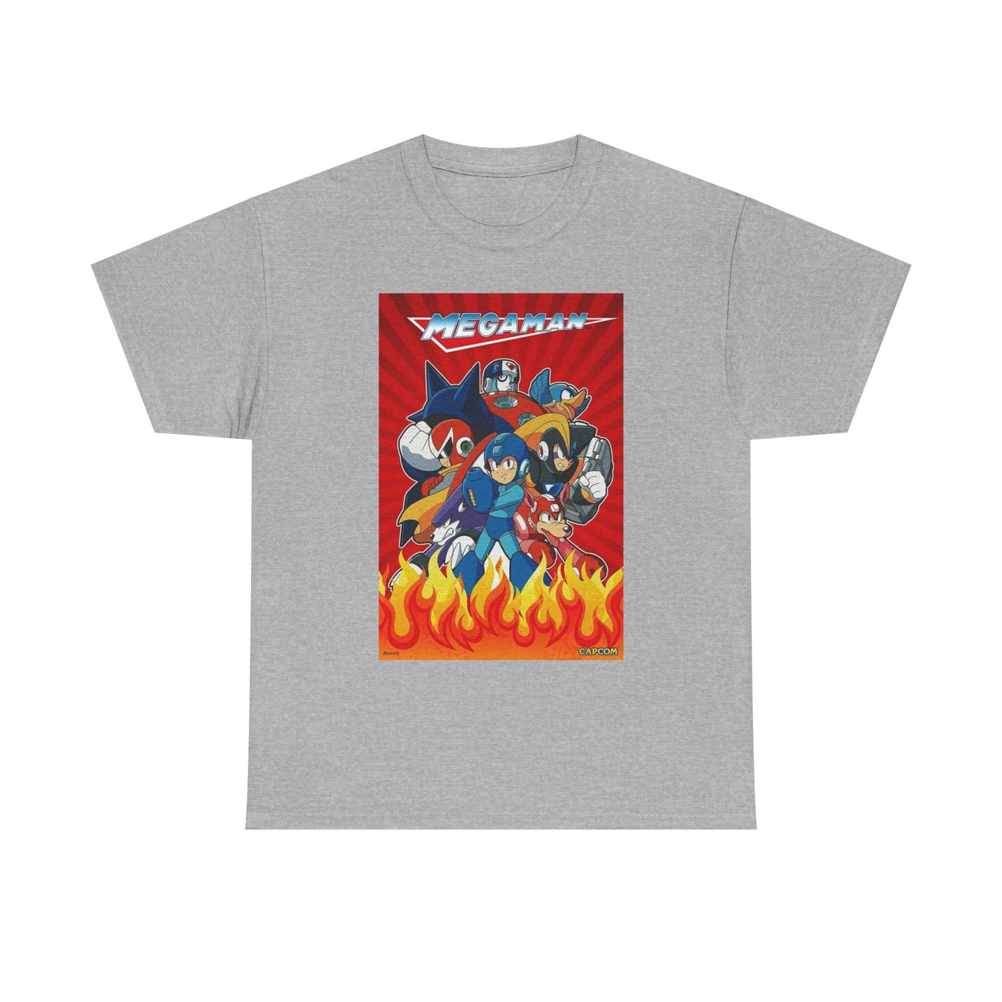 MegaMan Graphic T Shirt Vintage Gaming Retro Unisex Heavy Cotton Tee