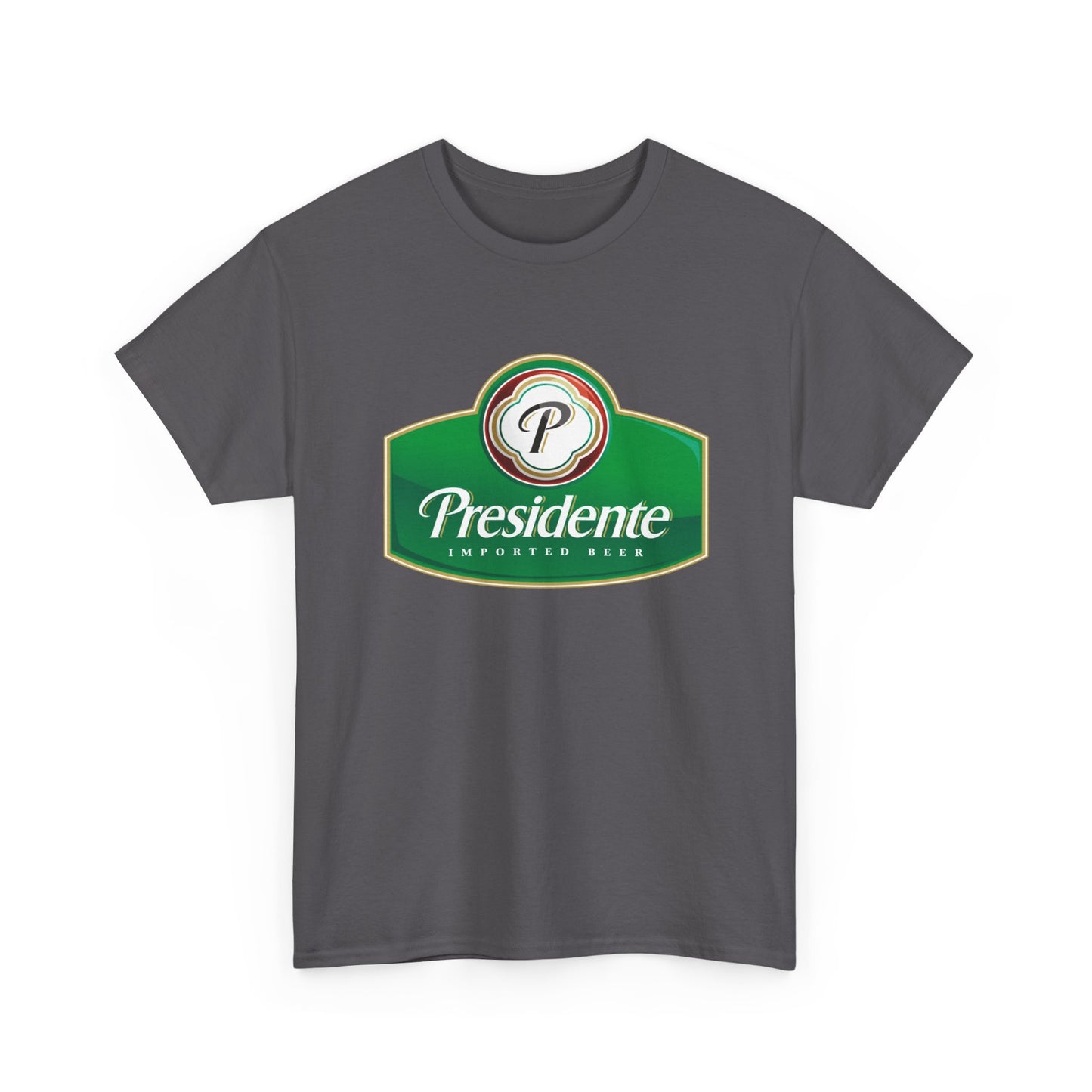 Presidente Beer Logo Shirt Retro Poster Unisex Heavy Cotton Tee