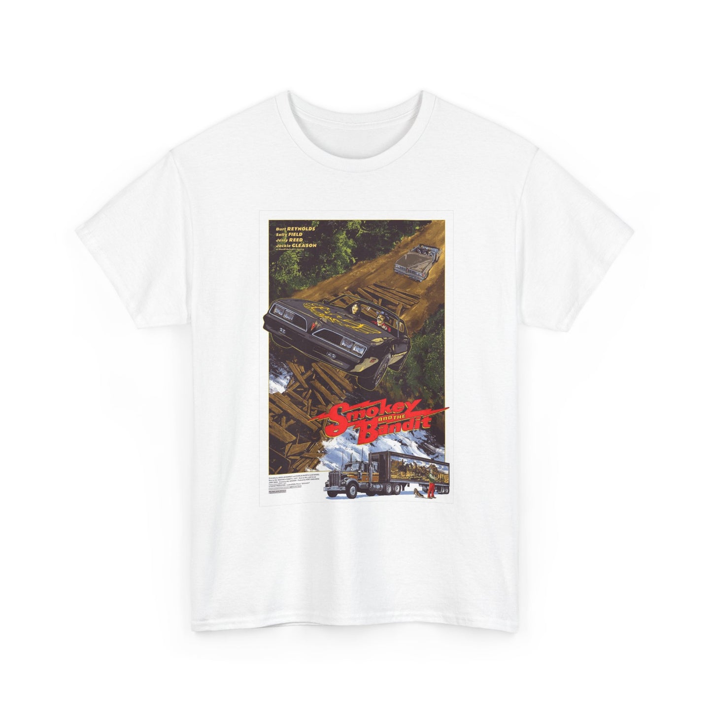 Smokey And The Bandit T Shirt Unisex Heavy Cotton Tee Gift