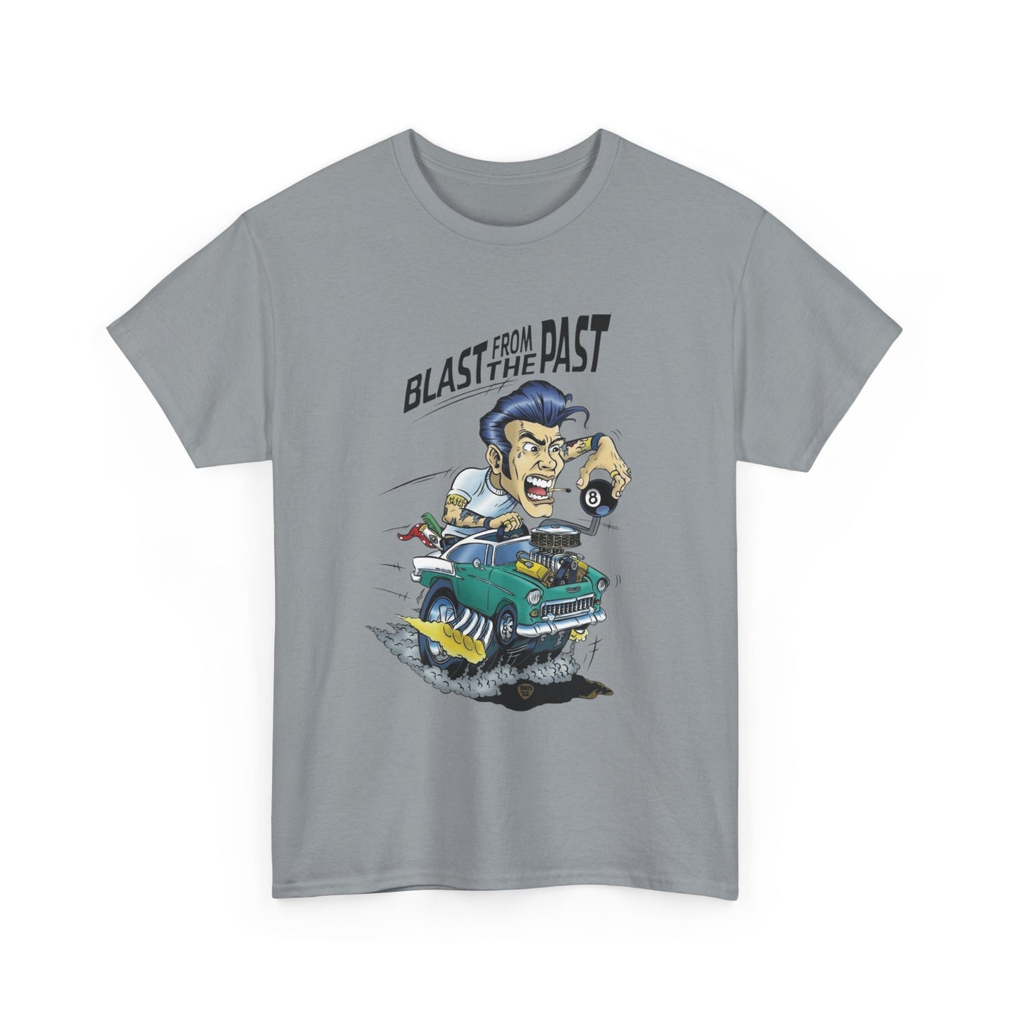 Blast From The Past Muscle Cars Graphic T Shirt Unisex Heavy Cotton Tee
