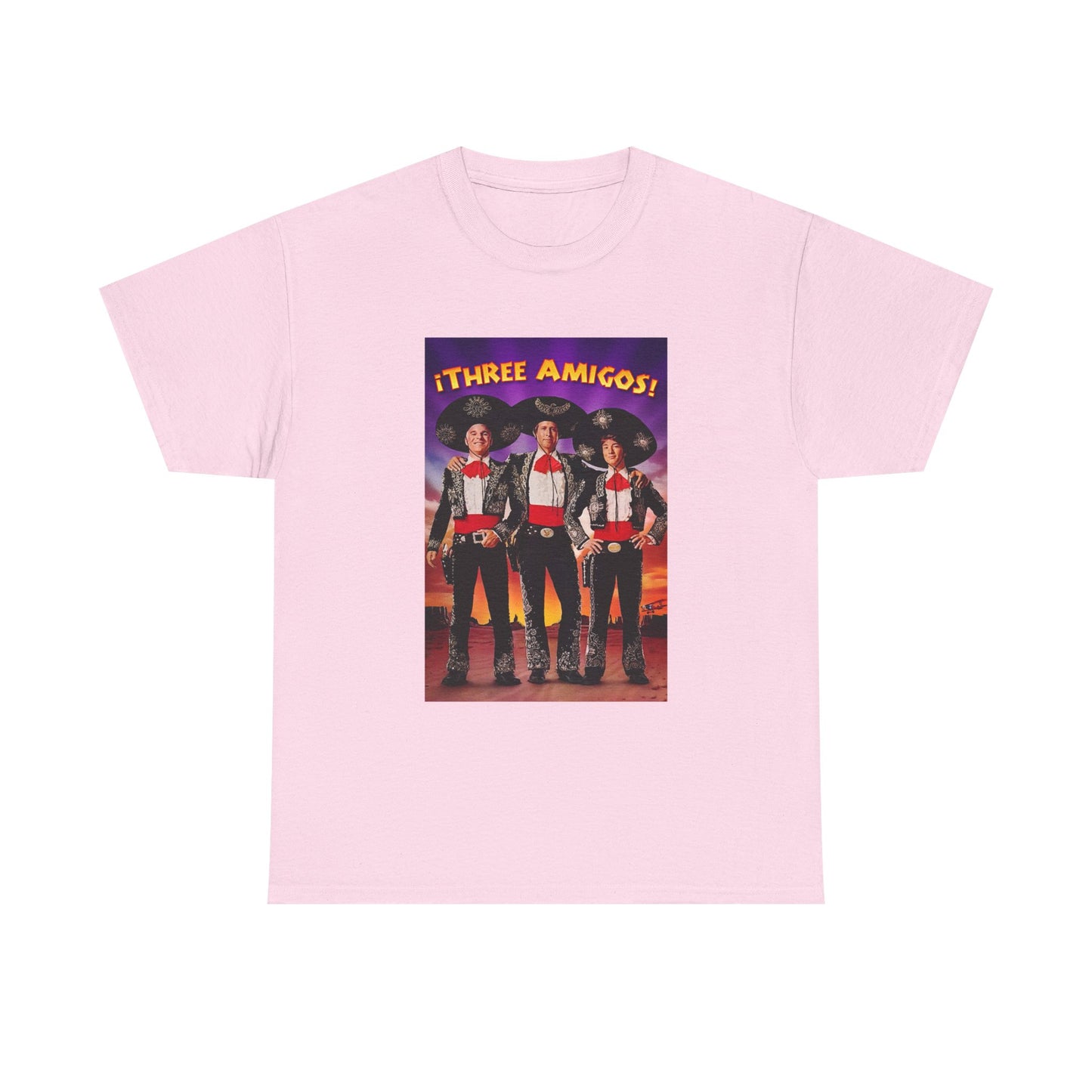 Three Amigos Tshirt Steve Martin Graphic Vintage Comedy Unisex Heavy Cotton Tee