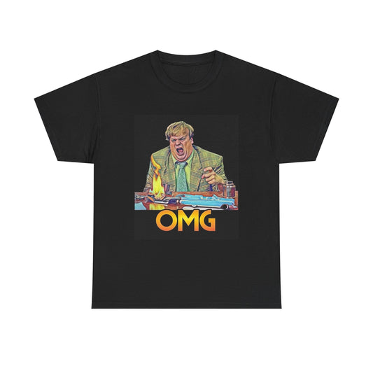 Tommy Boy Tshirt Retro Chris Farley Movie Poster Unisex Heavy Cotton Tee