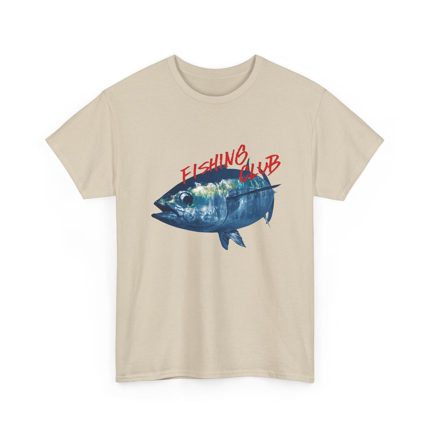 Fishing Club Graphic T Shirt NEW ADULT Unisex Heavy Cotton Tee