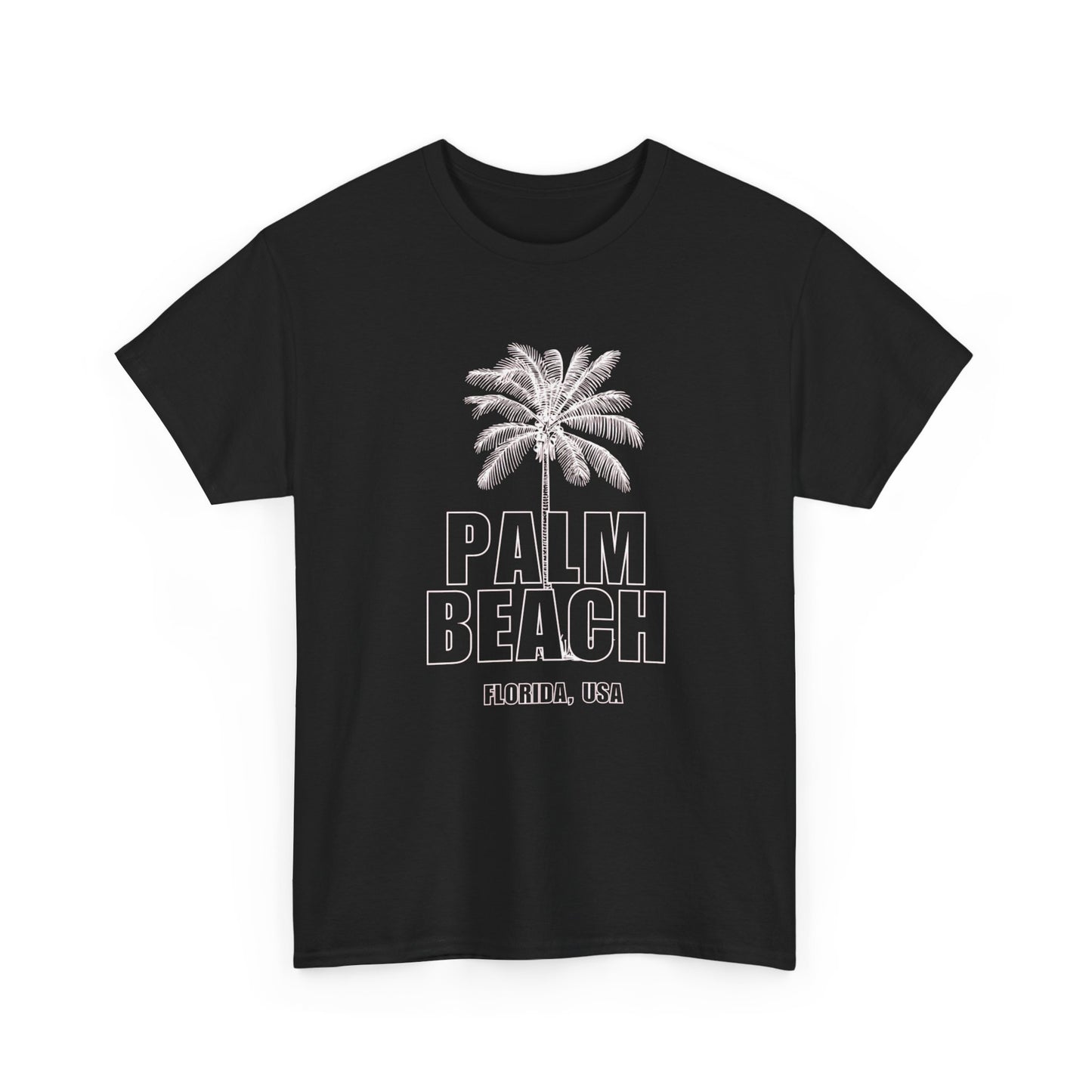 Palm Beach Florida Graphic T Shirt NEW Adult Unisex Heavy Cotton Tee