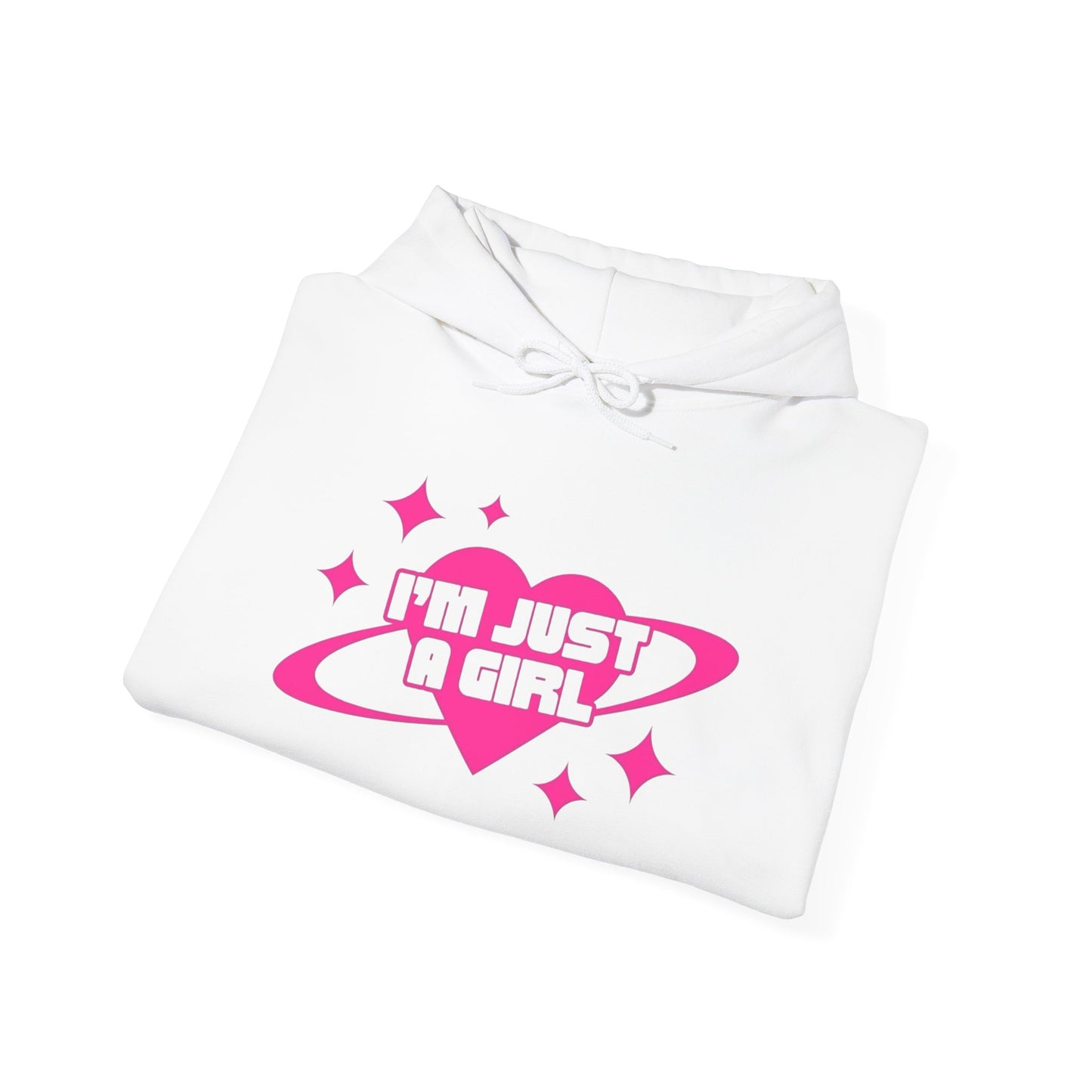 I'm Just A Girl Graphic Hoodie Heavy Blend™ Hooded Sweatshirt
