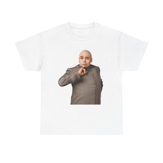 Dr Evil Funny Graphic T Shirt Austin Powers Retro Unisex Heavy Cotton Tee