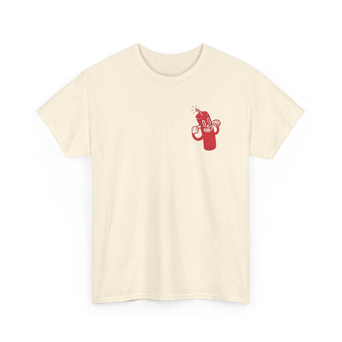 Fire Cracker Funny T Shirt Unisex Heavy Cotton Tee Gift