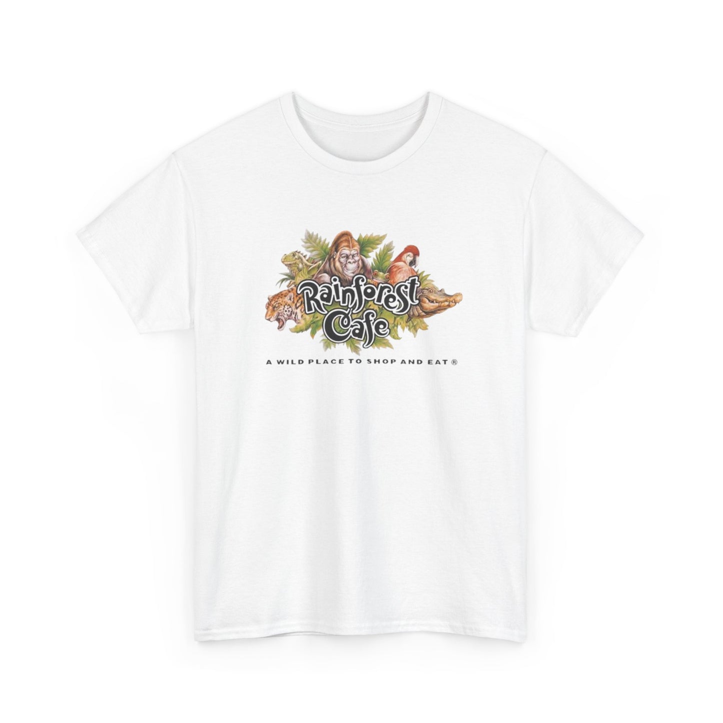 Rainforest Cafe Vintage Graphic T Shirt Unisex Heavy Cotton Tee