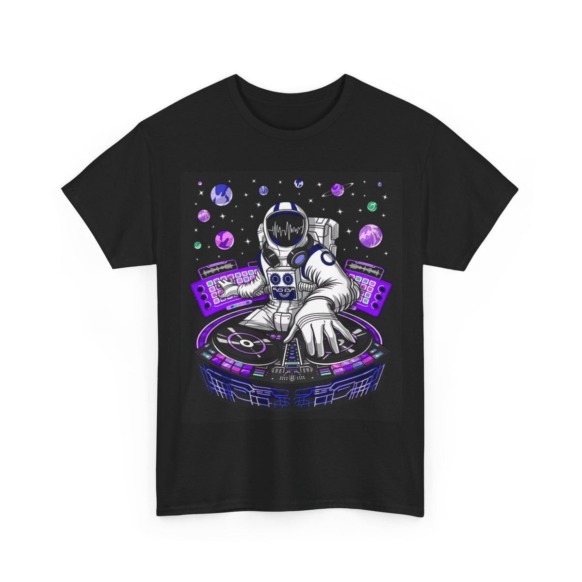 EDM House Music T-shirt Techno Rave Trippy Art Graphics Unisex Heavy Cotton Tee1