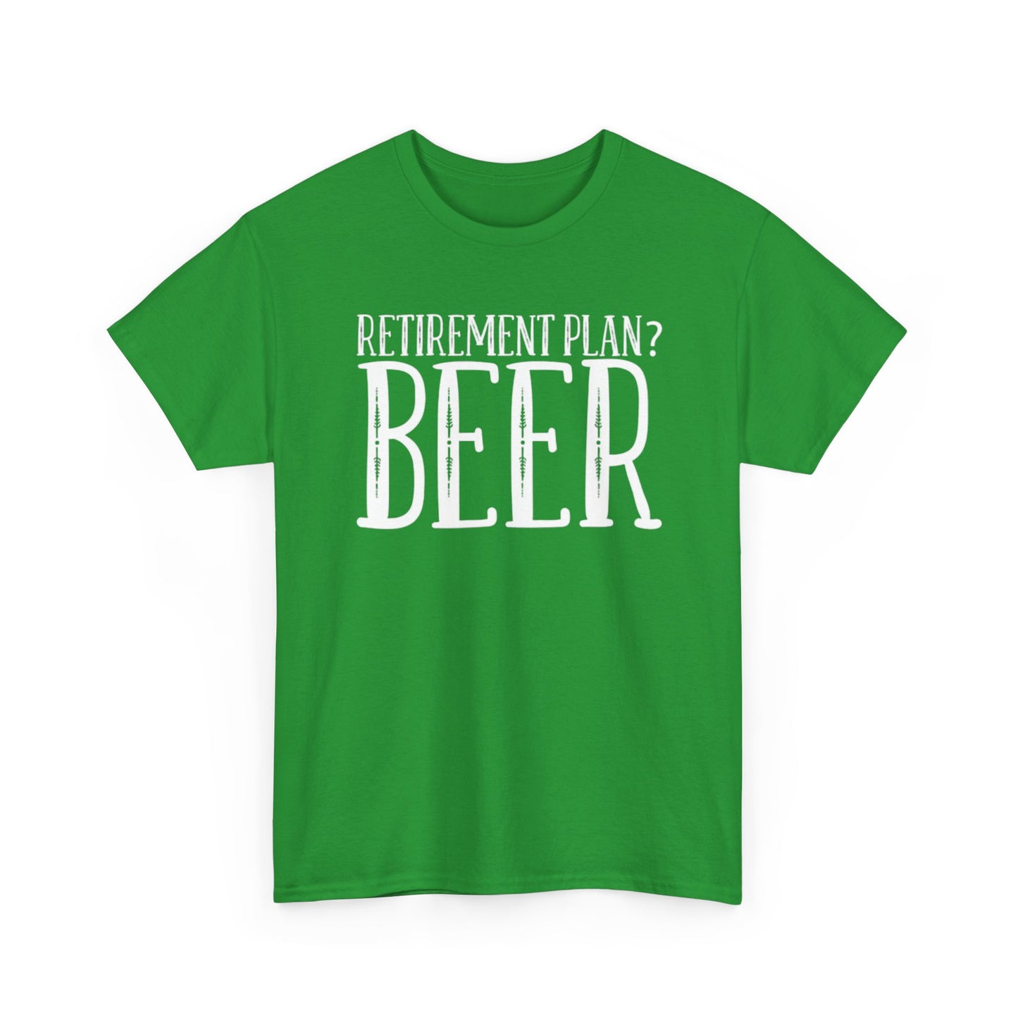 Retirement Plan Beer T Shirt Funny Graphic Cold Beer Retro Jokes Unisex
