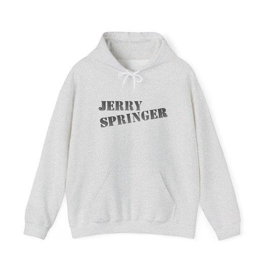 The Jerry Springer Show Hoodie Vintage Unisex Heavy Blend™ Hooded Sweatshirt